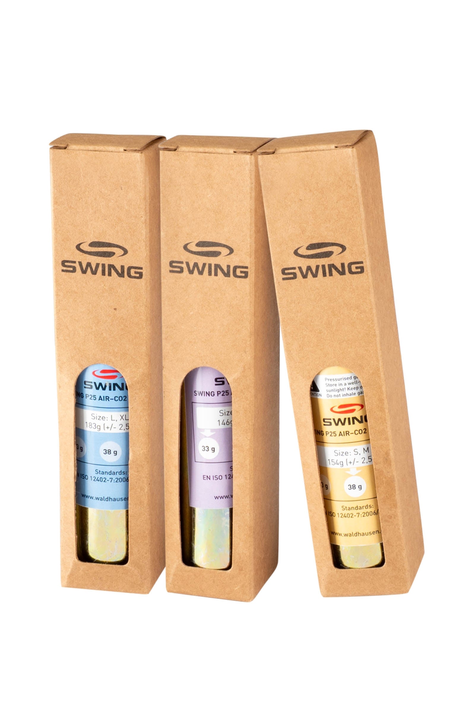 SWING Cartridge CO2 for SWING P25 AIR, L, XL, 45g Ridehjelme & Sikkerhedsveste