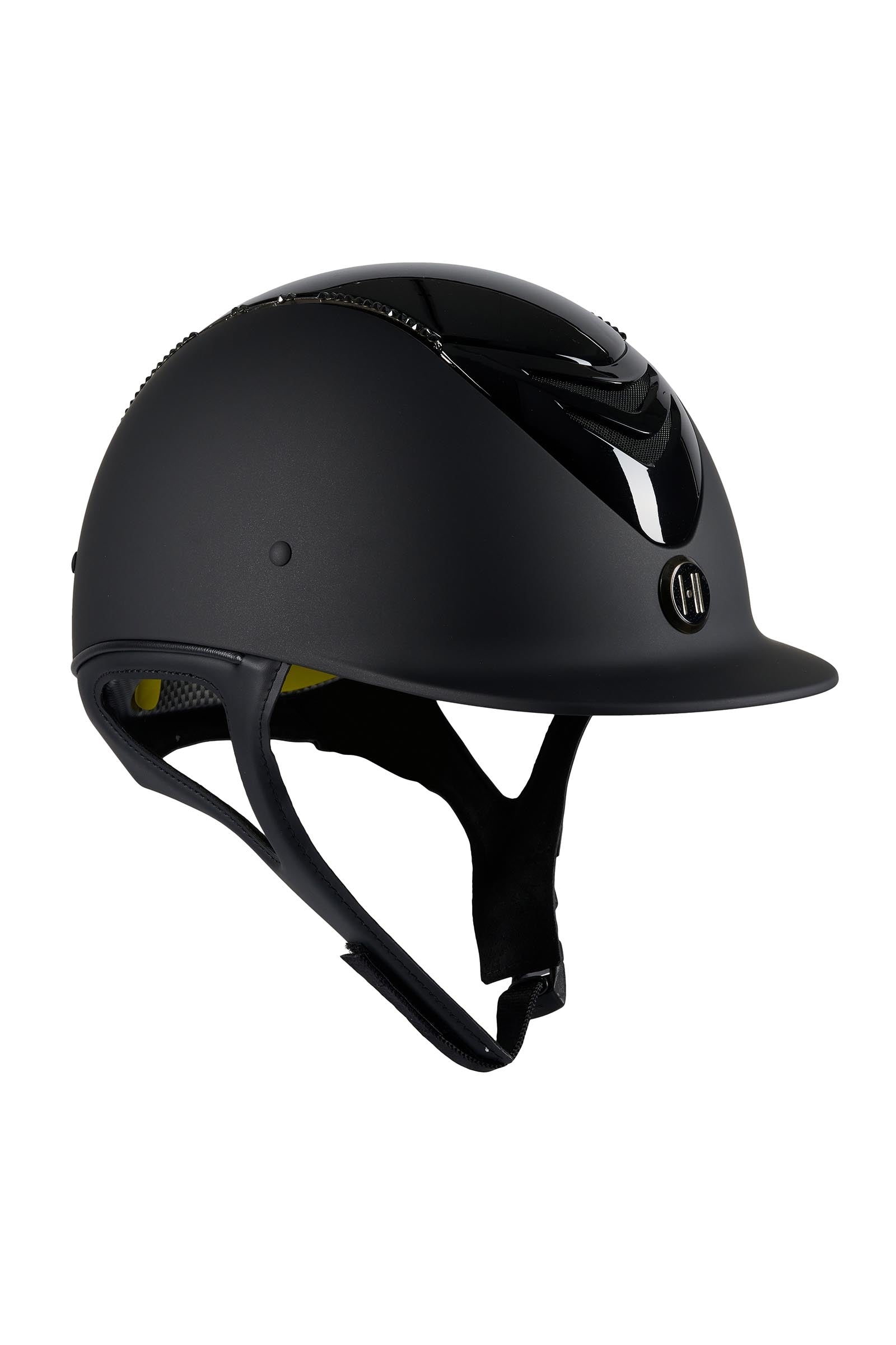 OneK MIPS Defender Glossy Top Swarovski Matt Riding Helmet Ridehjelme & Sikkerhedsveste