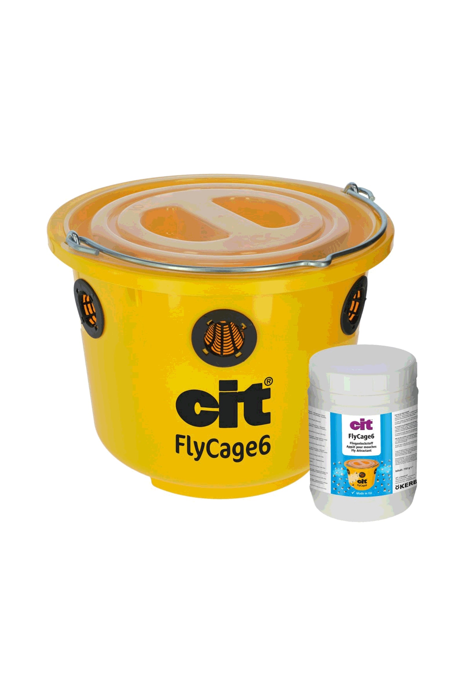 Kerbl Cit FlyCage 6 Fly Trap, Set incl. 750 g Attractant Fluebeskyttelse