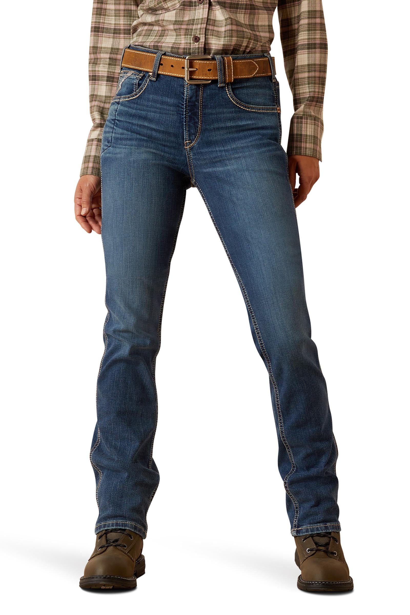 Ariat Rebar HR Riveter Straight Dame jeans med lige ben Womens Breeches