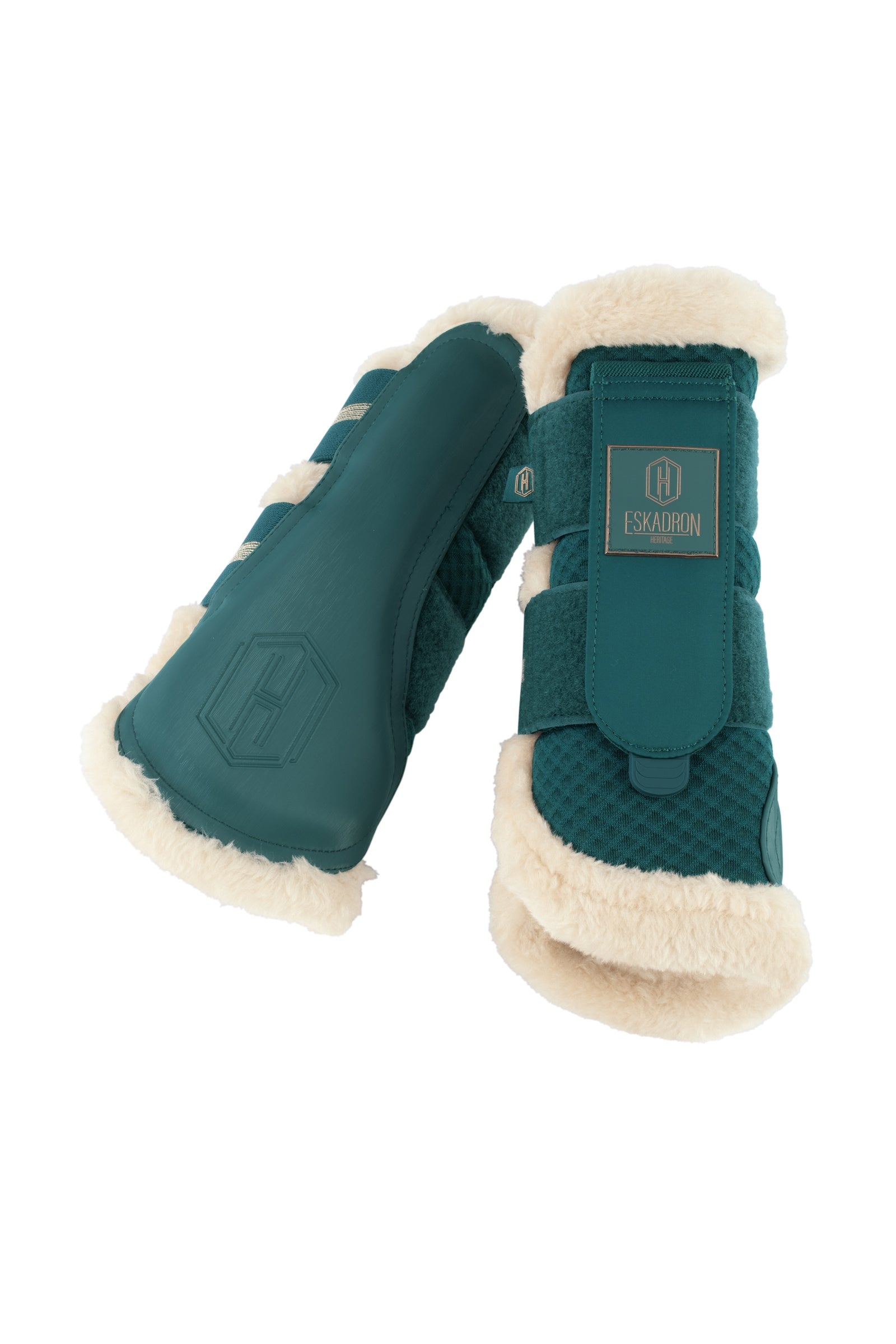 Eskadron Heritage AW24 Mesh Boots til heste med kunstpels Leg Protection & Hoof Protection for Horses