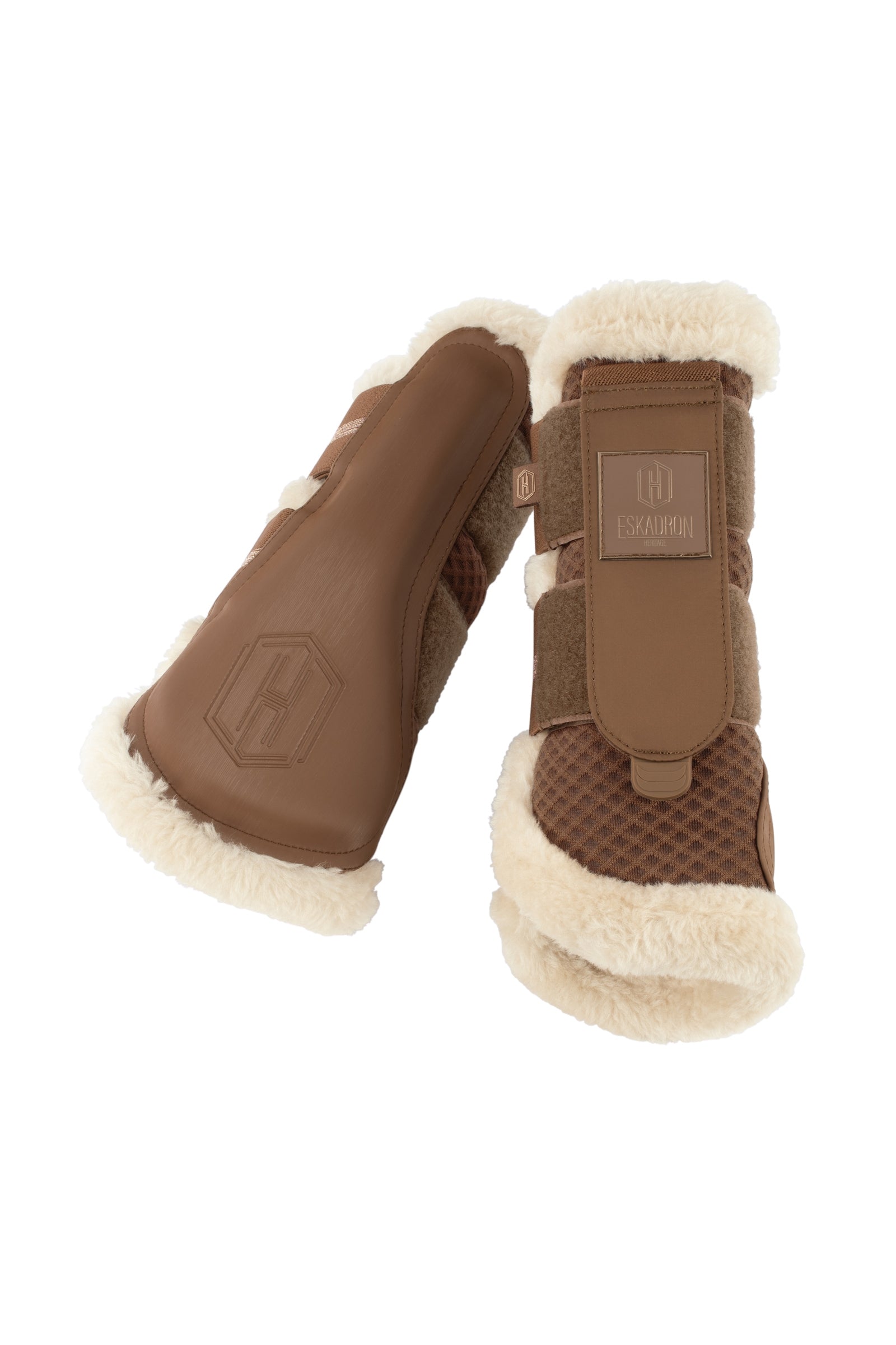 Eskadron Heritage AW24 Mesh Boots til heste med kunstpels Leg Protection & Hoof Protection for Horses