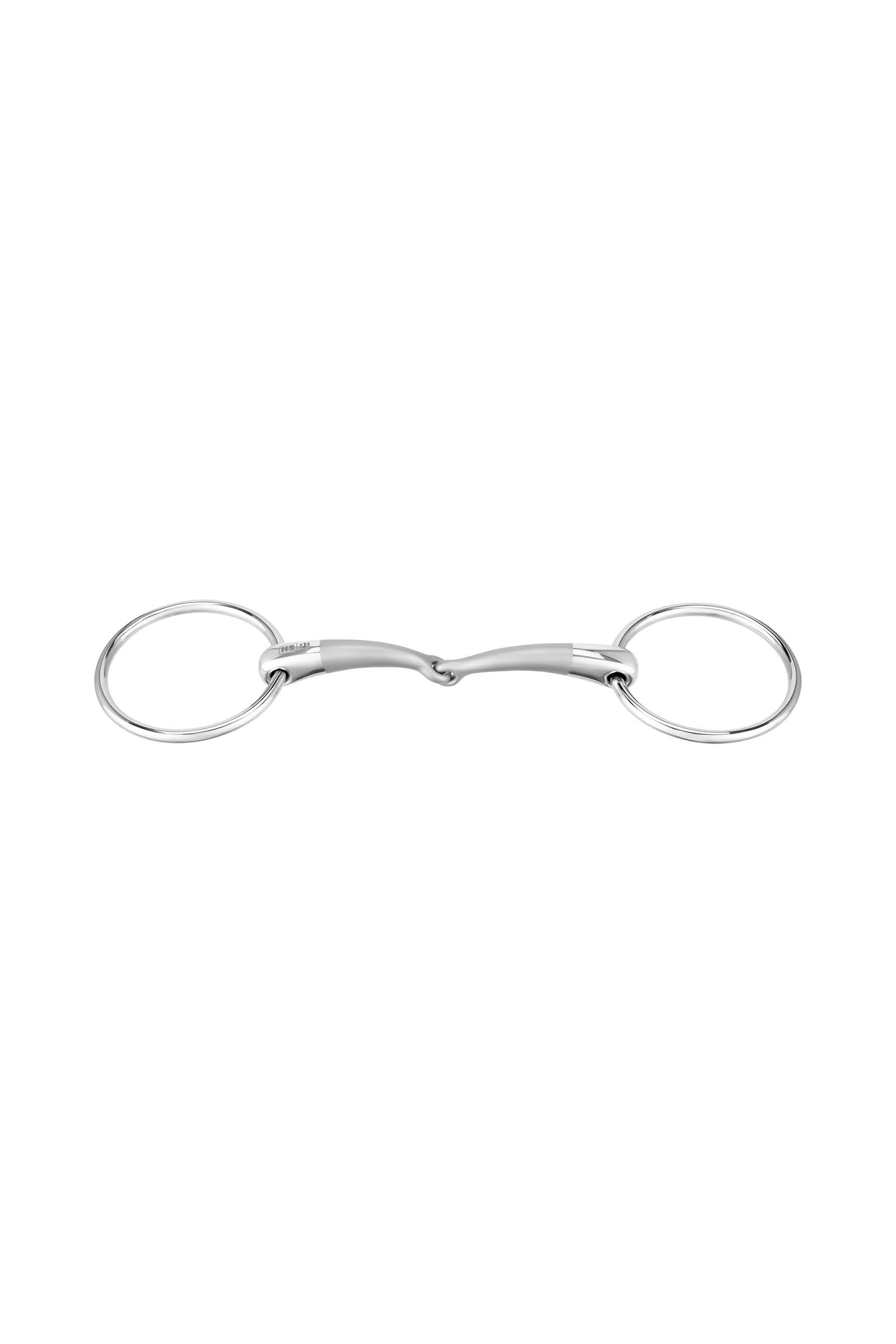 Sprenger Satinox trensebid, enkelt brudt, 14 mm, 55 mm ring, rustfrit stål Bid