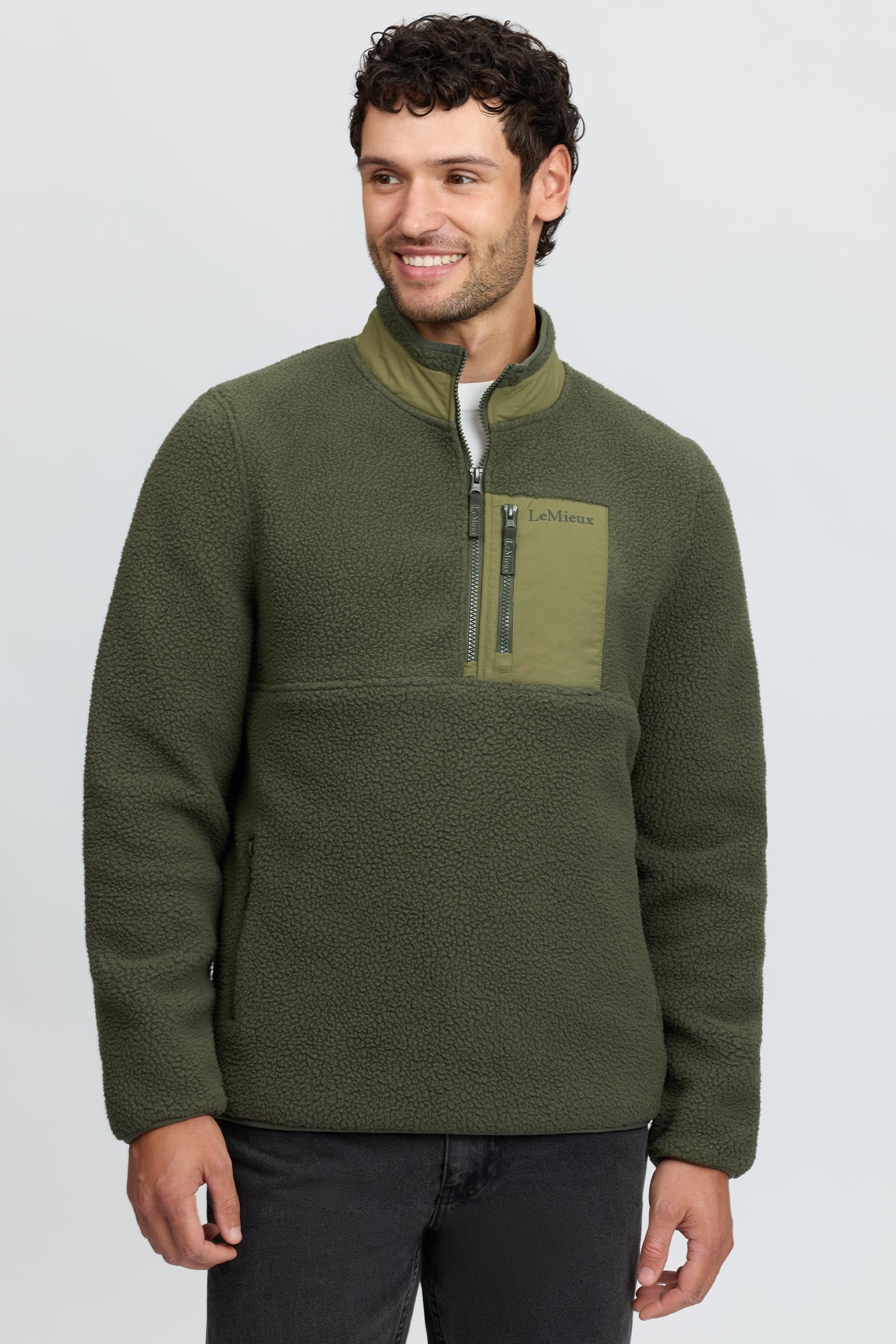 LeMieux Borg Men´s Half Zip Sweatshirt Mens Riding Clothing