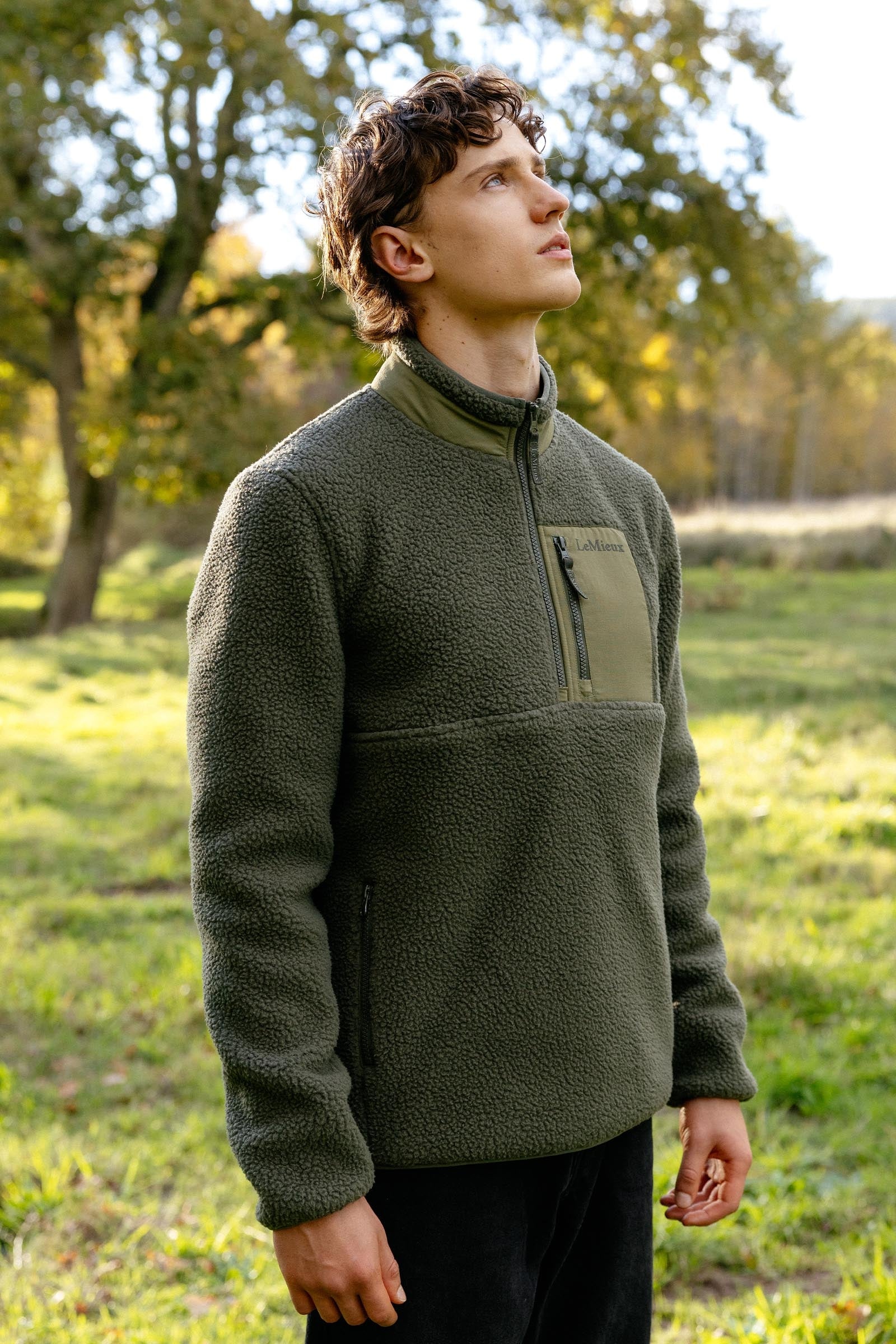 LeMieux Borg Men´s Half Zip Sweatshirt Mens Riding Clothing