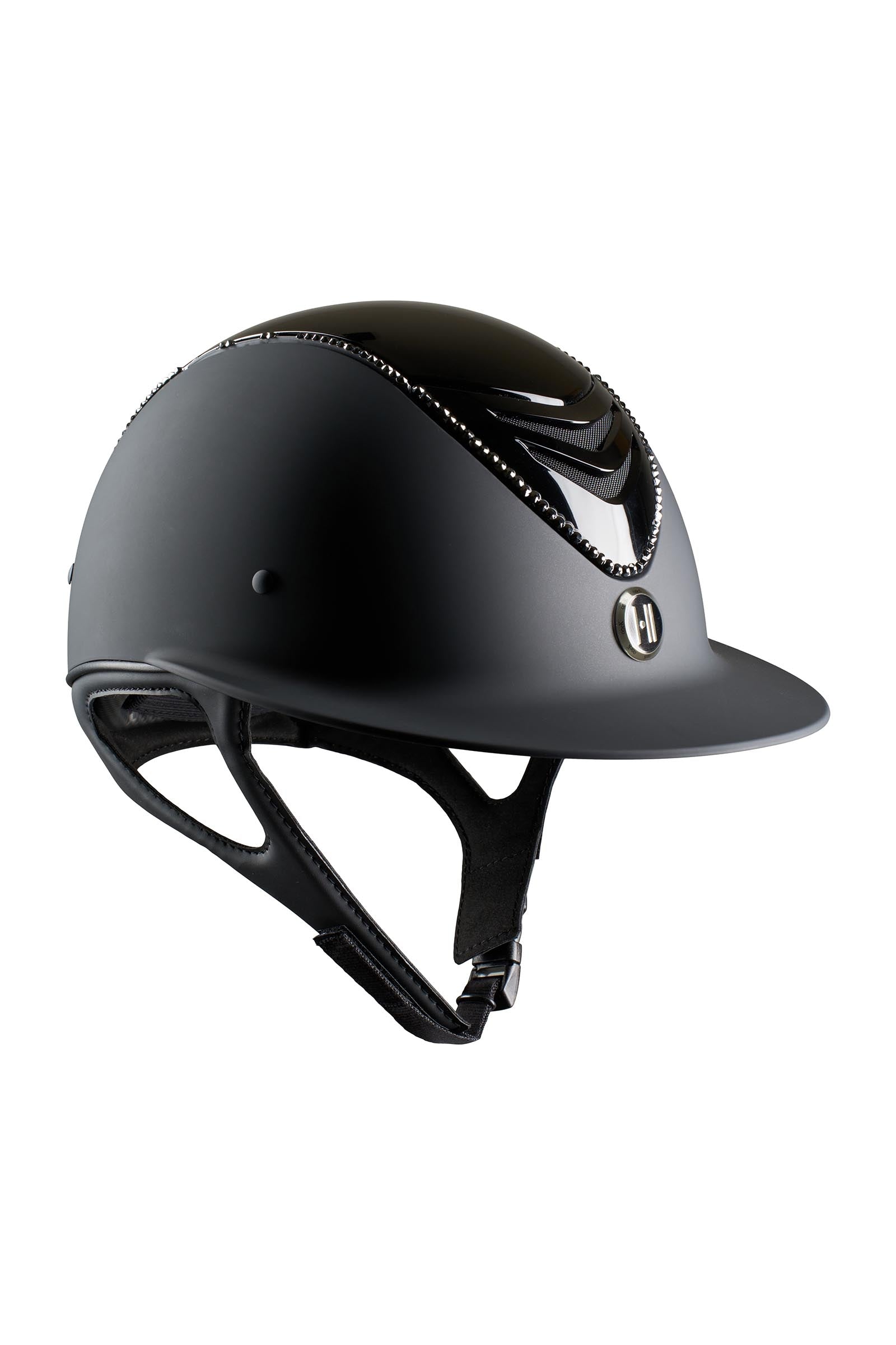 OneK Avancé Lux Matt, Glossy Top, Swarovski Riding Helmet Ridehjelme & Sikkerhedsveste