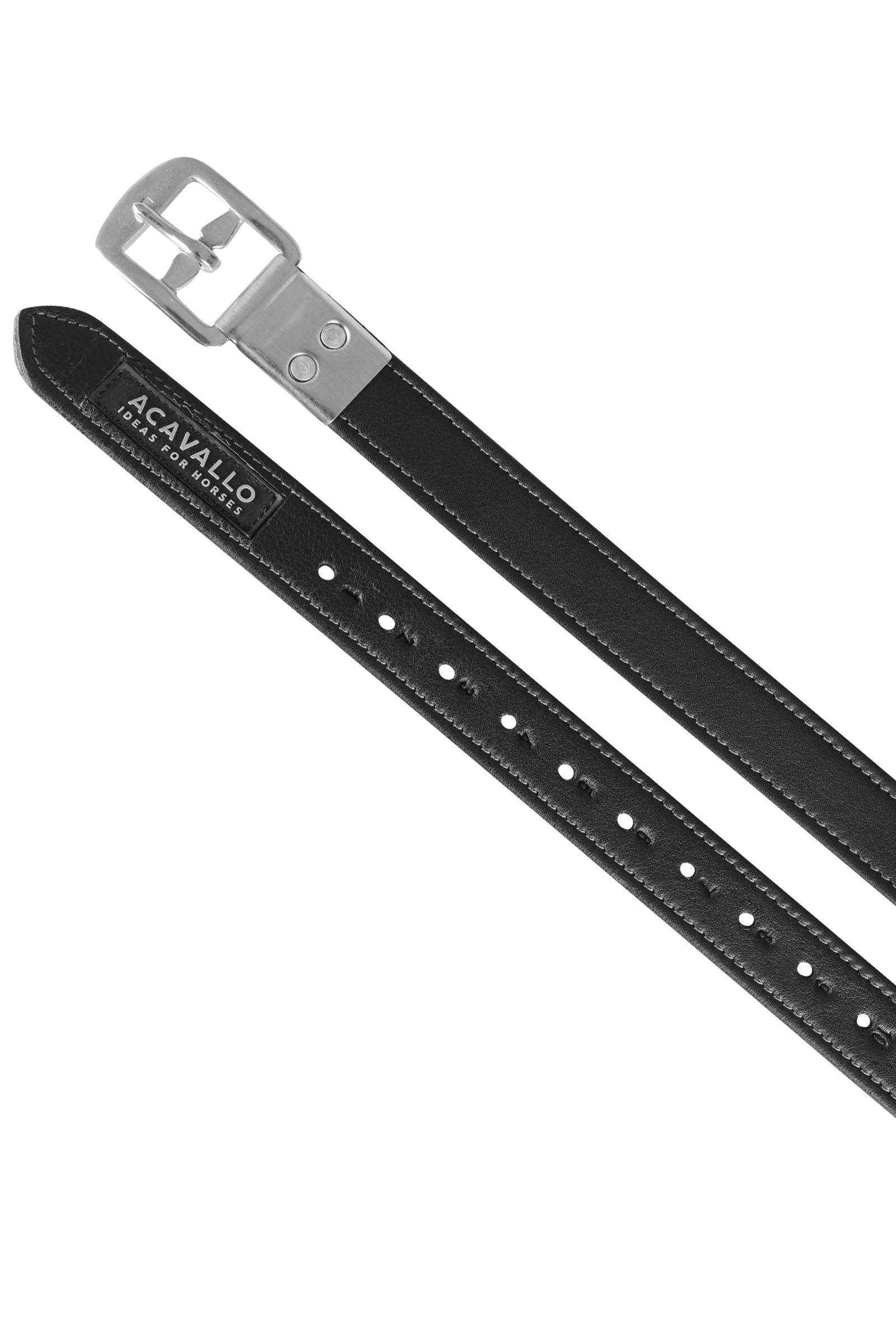 Acavallo Calfskin Stirrup Leathers With Encased Buckle Saddles, Girths & Stirrups