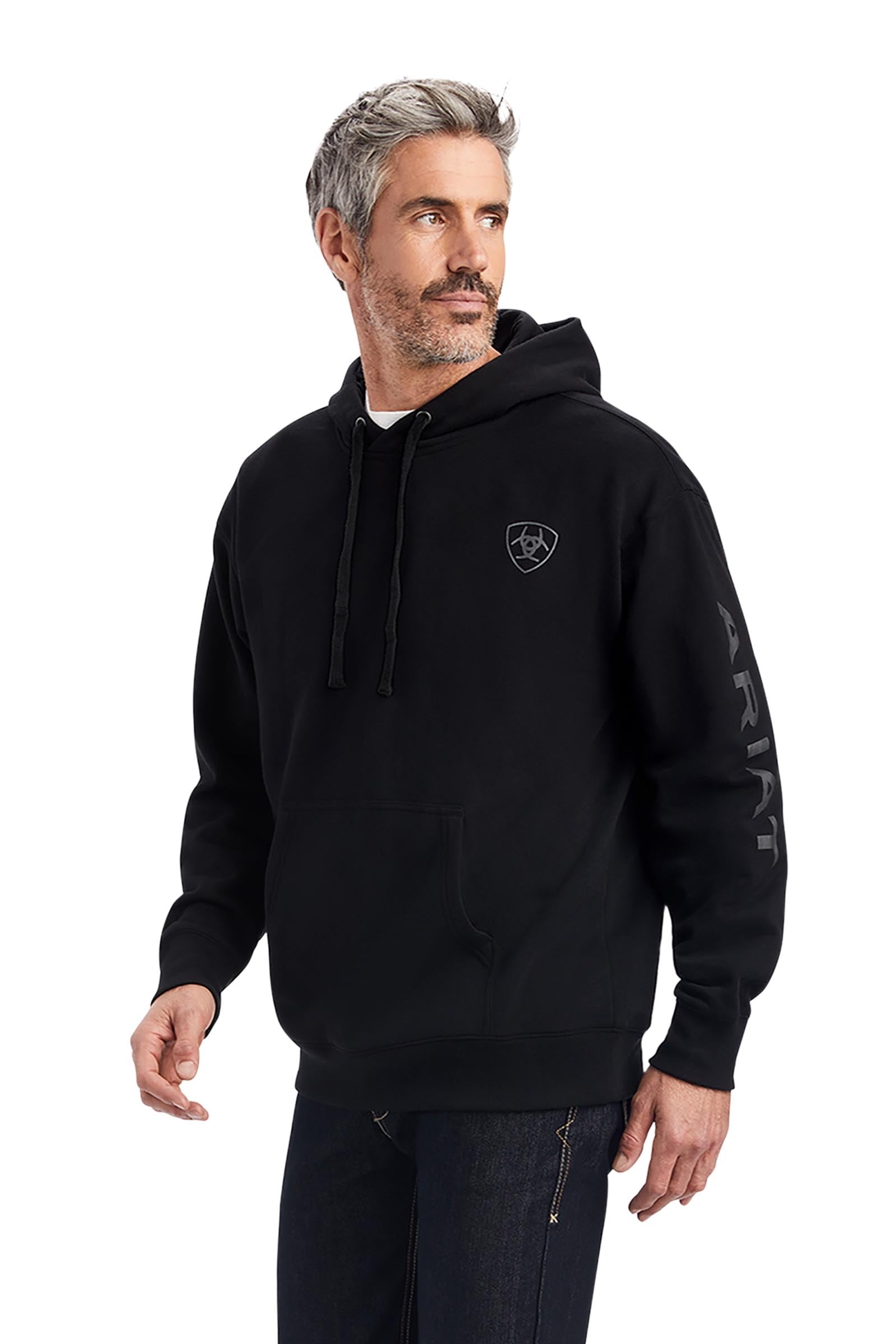 Ariat Herre hoodie med logo Ridetøj til herrer