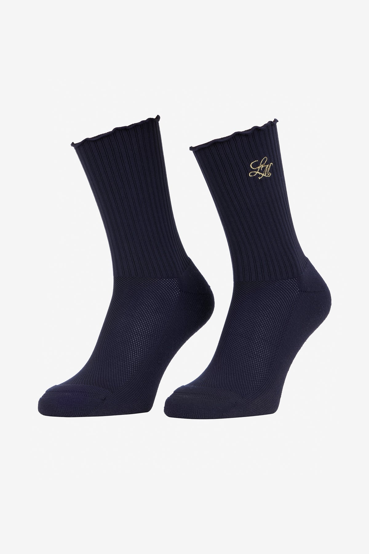 LeMieux Lustre Frill Edge Ribbed Socks Socks