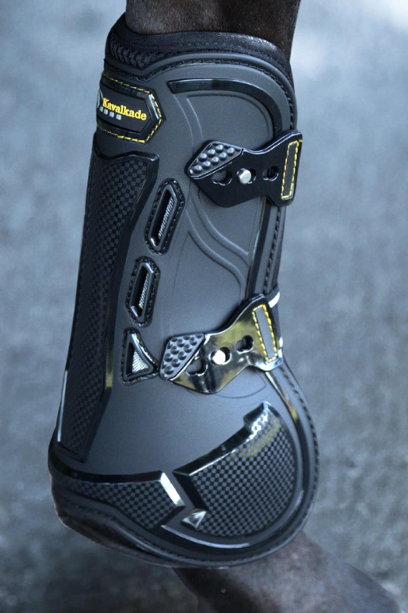 Kavalkade Breathe Brushing Boots With Mesh Leg Protection & Hoof Protection for Horses