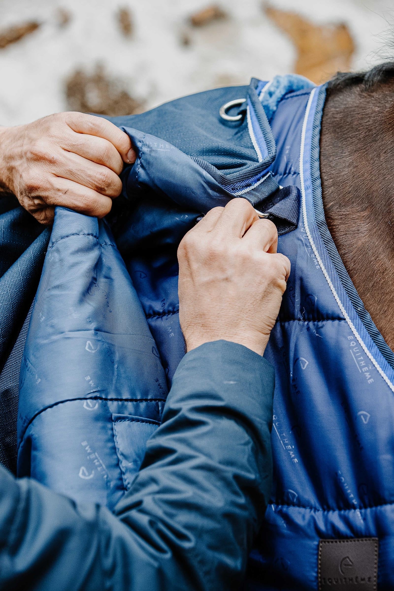 Equi Theme EQUITHÈME Classic 1200D Turnout Rug, 200 g Horse Rugs