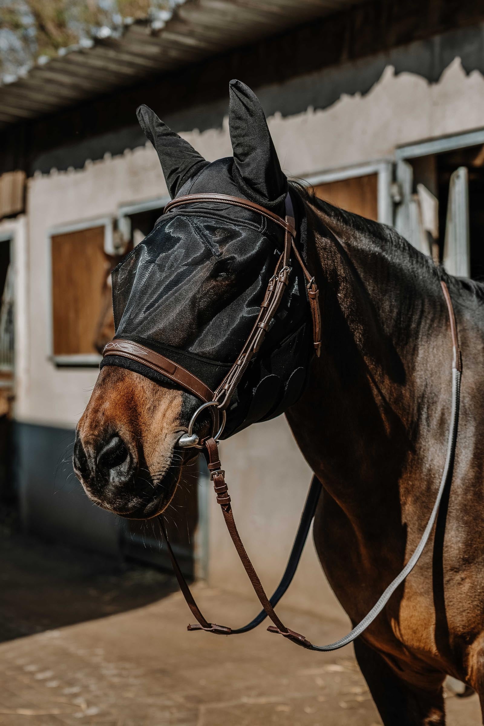 EQUITHÈME Soft Fly Mask/ UV Mask Antifly Protection for Horses