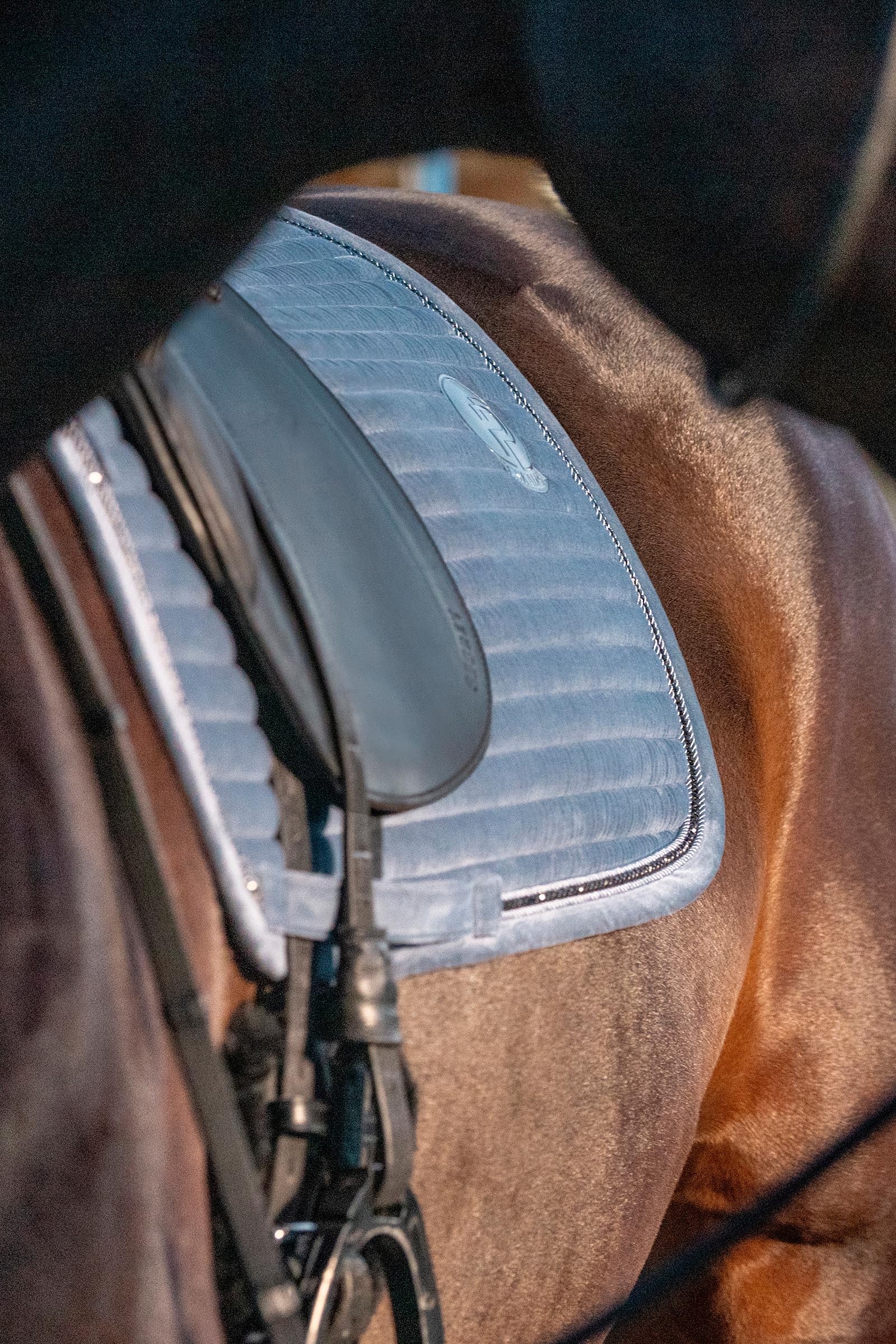 Eskadron Platinum 26 Velvet Crystal Dressage Saddle Pad Saddle Pads