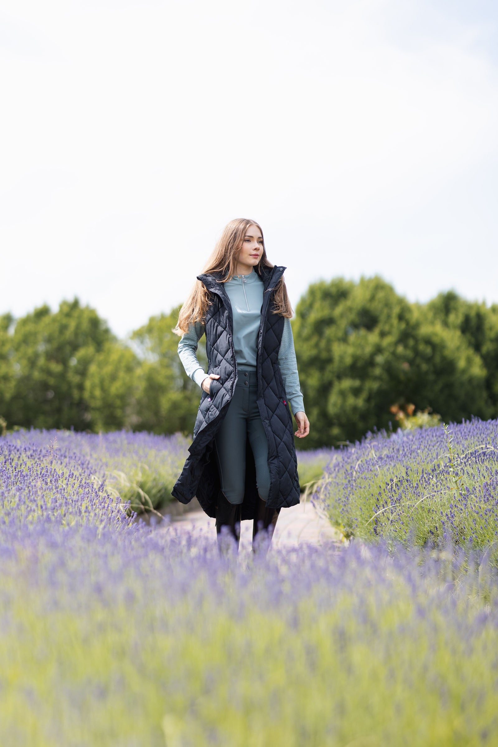 B Vertigo Gem Women´s Long Padded Riding Vest Women’s Riding Clothing