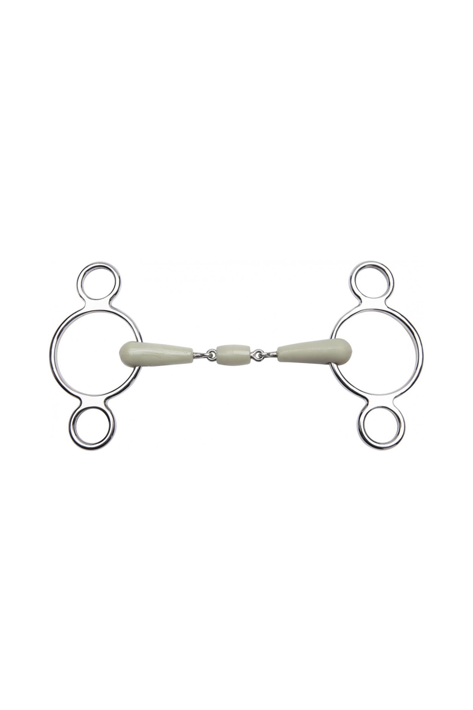 Feeling FEELING Adjustable Bit Flexi 3 double Jointed Rings Horse Bits