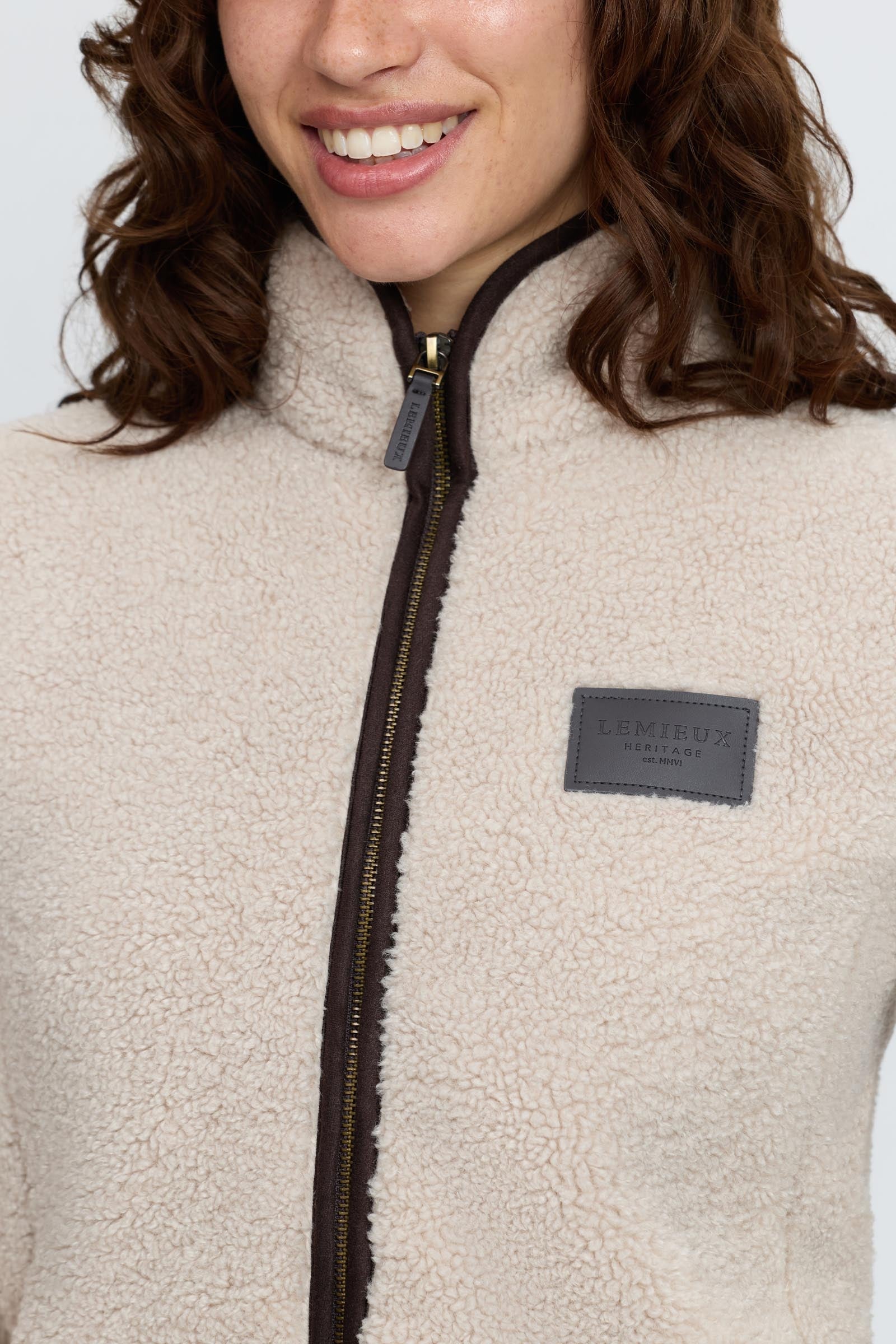 LeMieux Heritage Borg Women´s Zip Through Jacket Women’s Riding Clothing