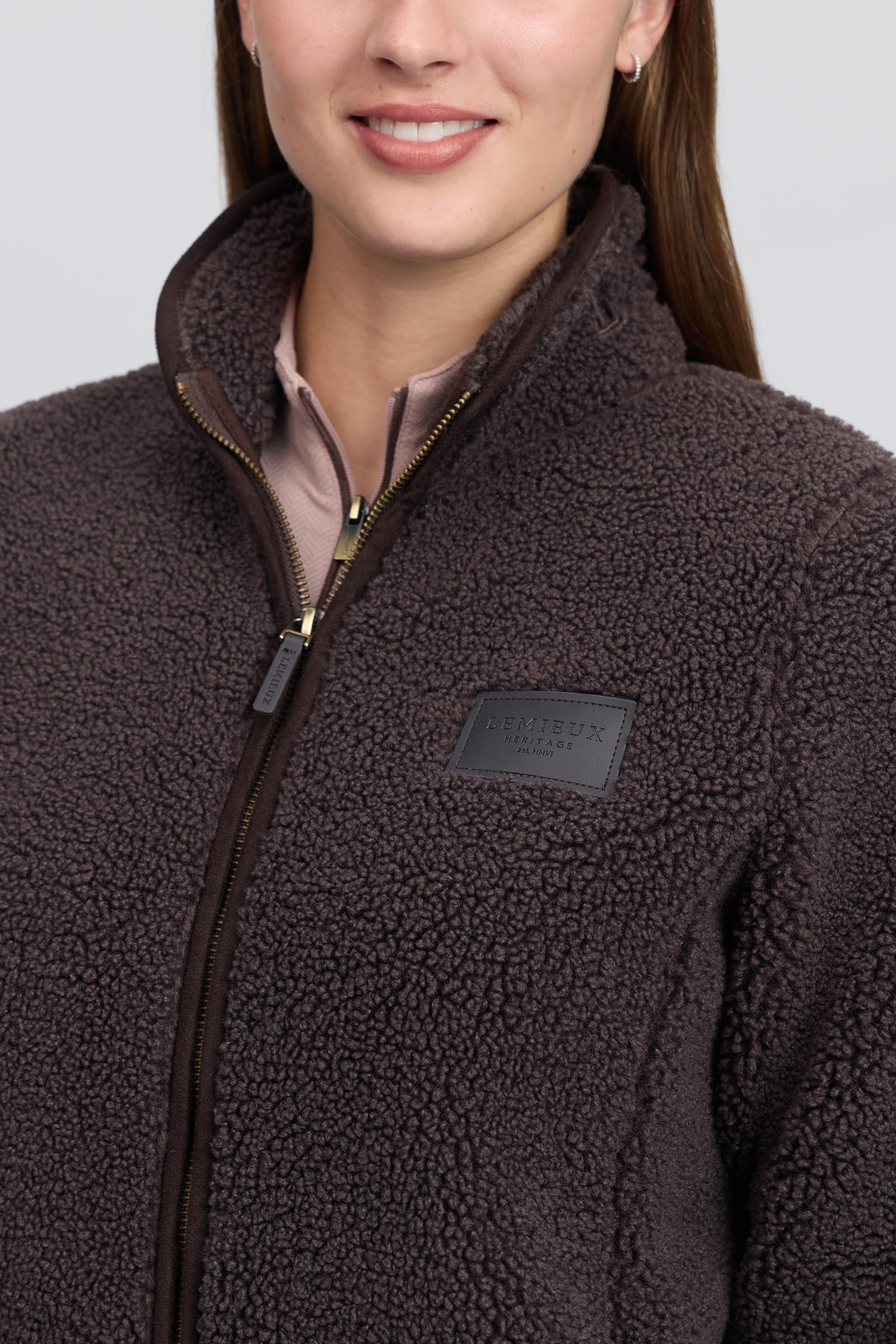 LeMieux Heritage Borg Women´s Zip Through Jacket Women’s Riding Clothing