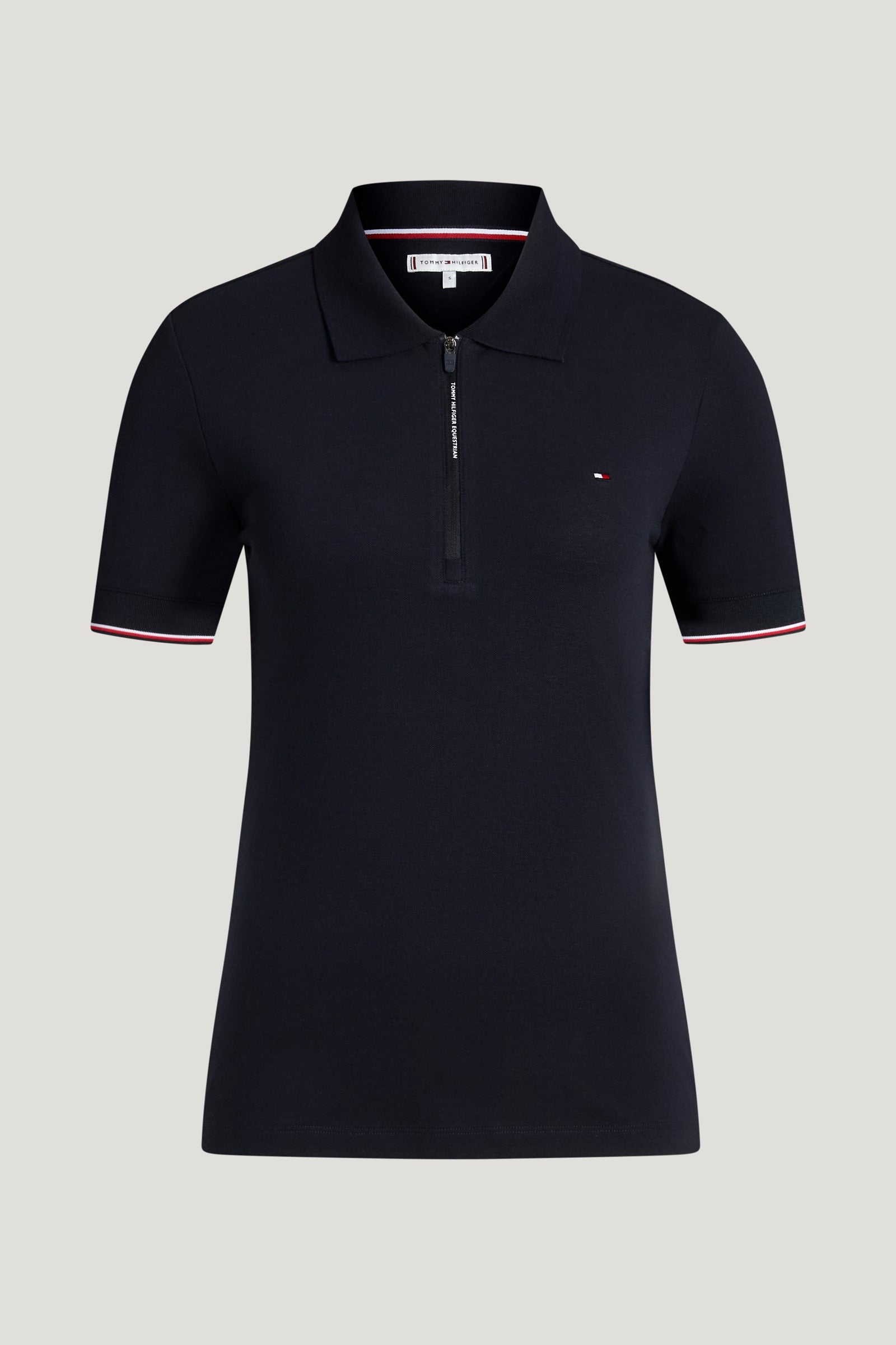 Tommy Hilfiger Equestrian Anaheim dame polo med lynlås Ridetøj til dame