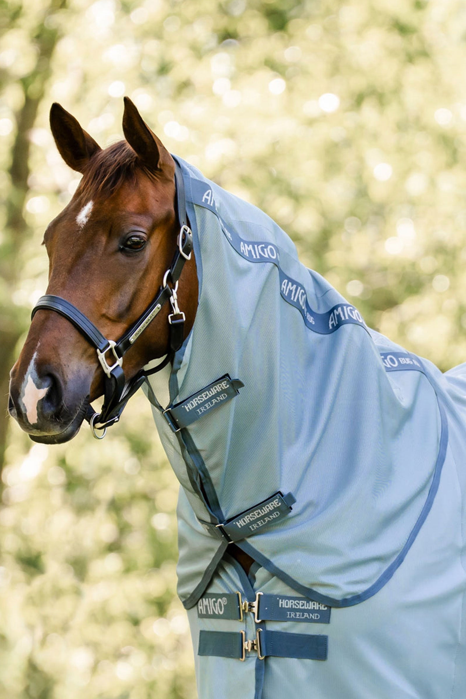 Horseware Amigo halsdel til fluedækken, UV-beskyttelse Hestedækken