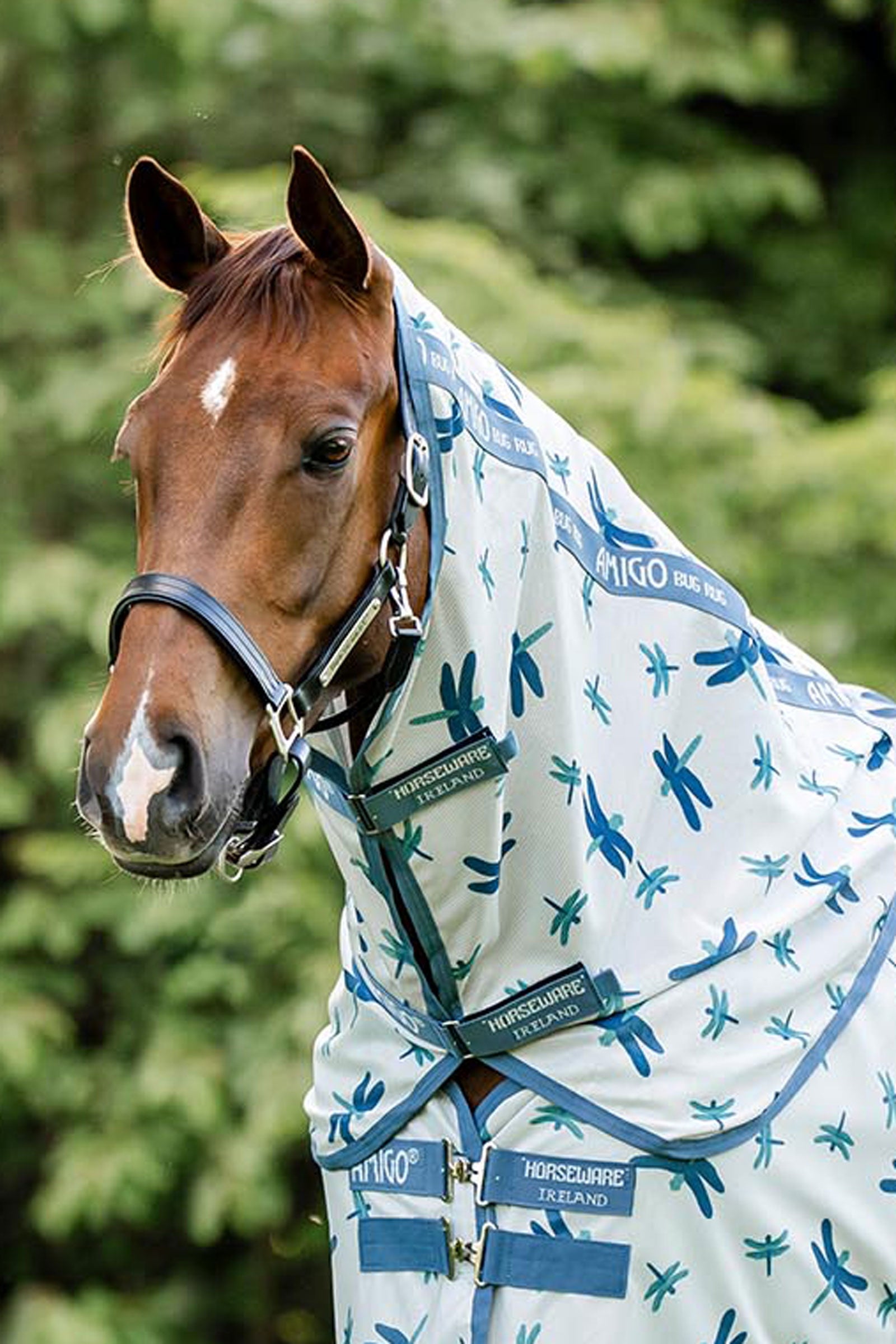 Horseware Amigo halsdel til fluedækken, UV-beskyttelse Hestedækken