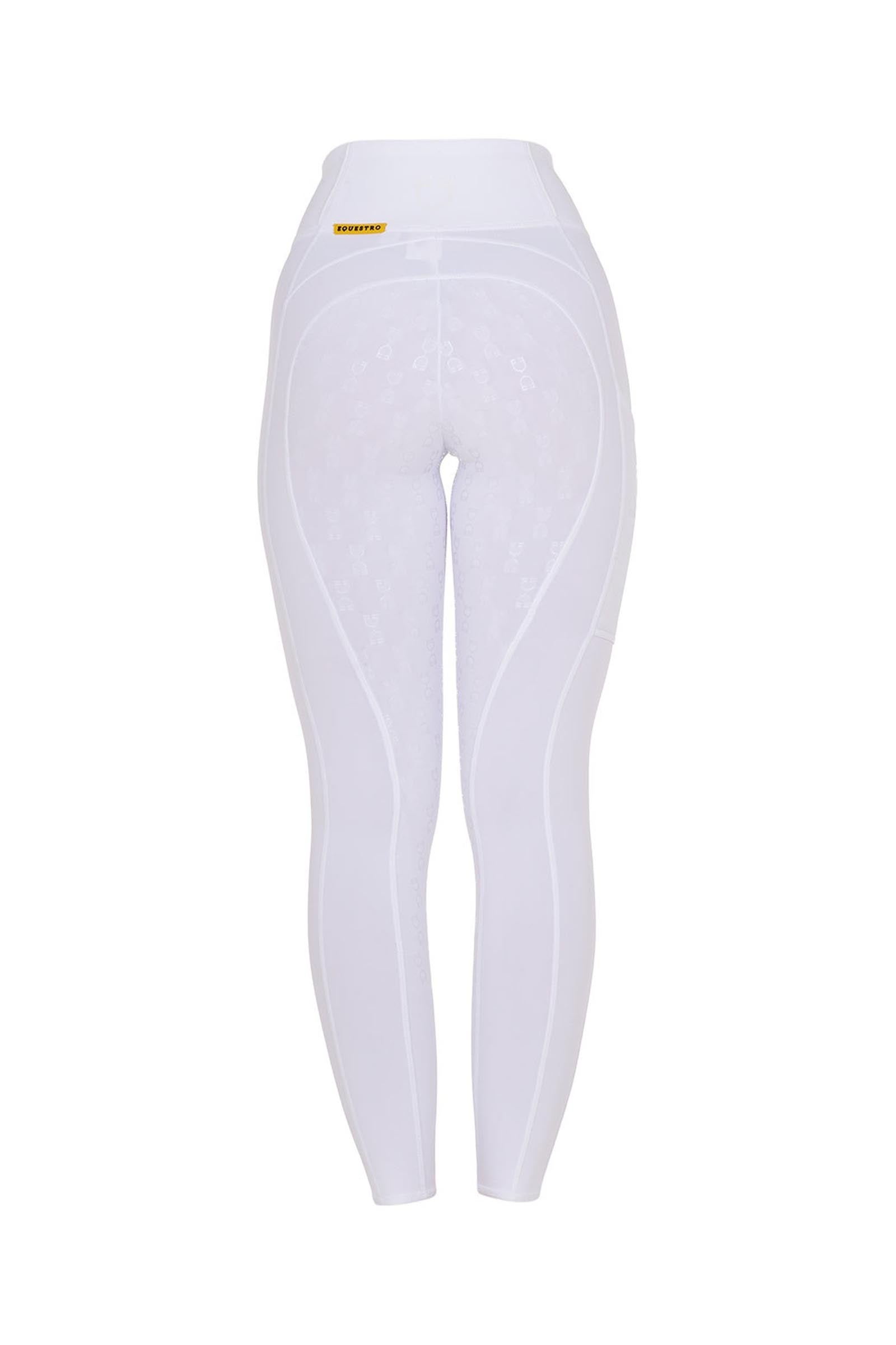 Equestro Women's Slim Fit Full Grip High-Waisted Leggings Womens Breeches