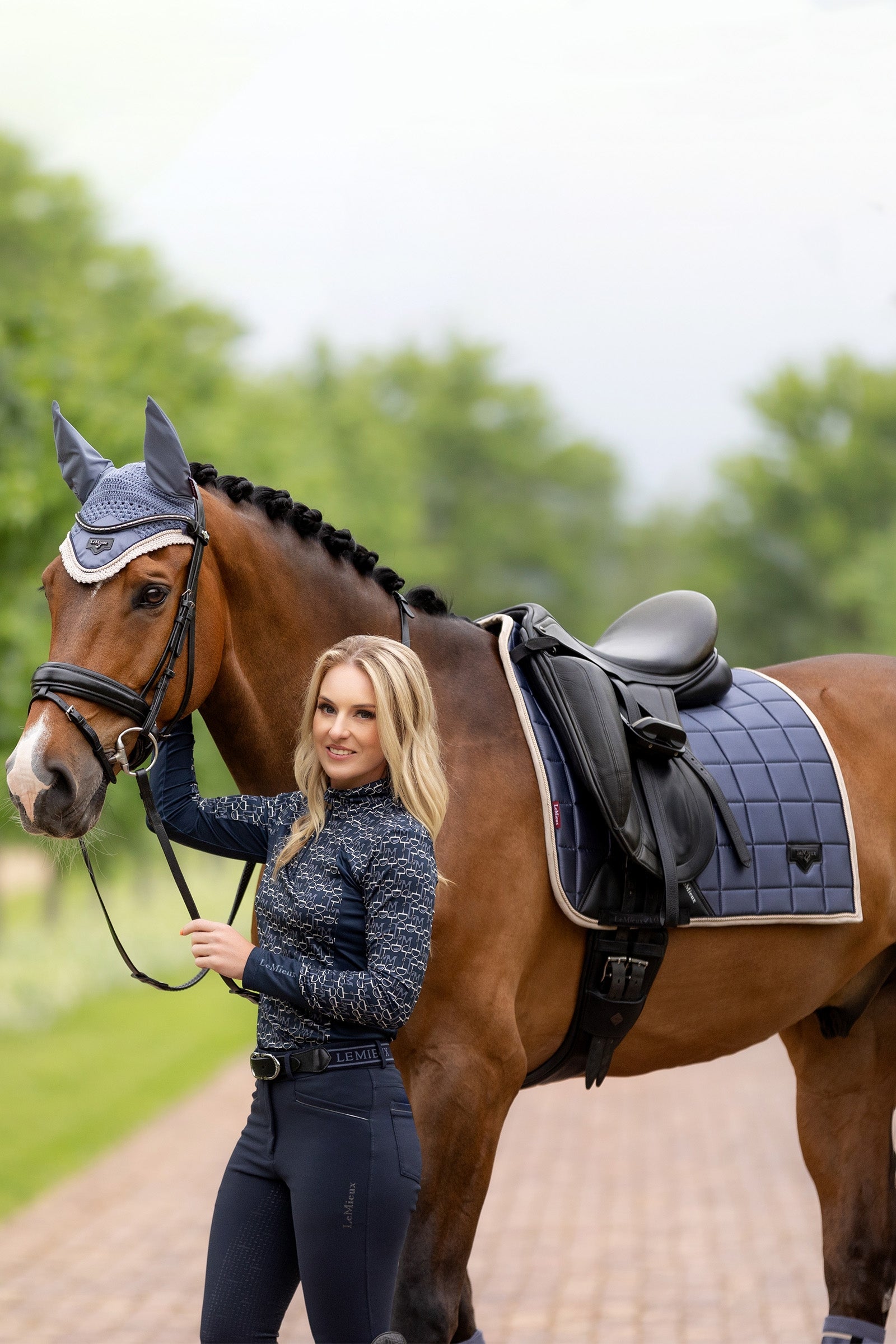 LeMieux Loire Classic Square Dressage Saddle Pad Saddle Pads