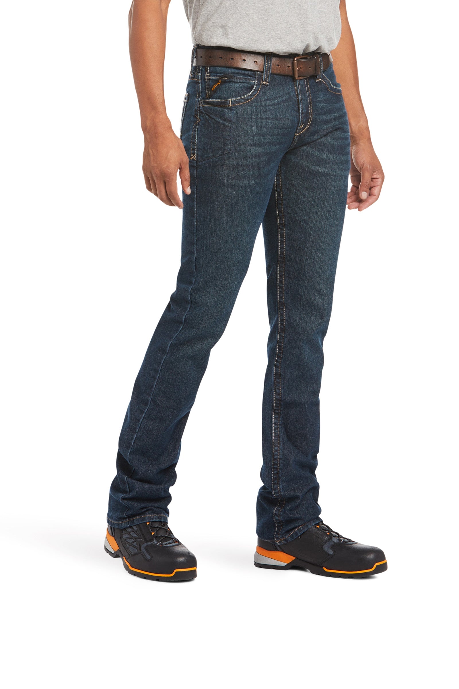 Ariat Rebar M7 Slim Durastretch Herre jeans med lige ben Ridetøj til herrer
