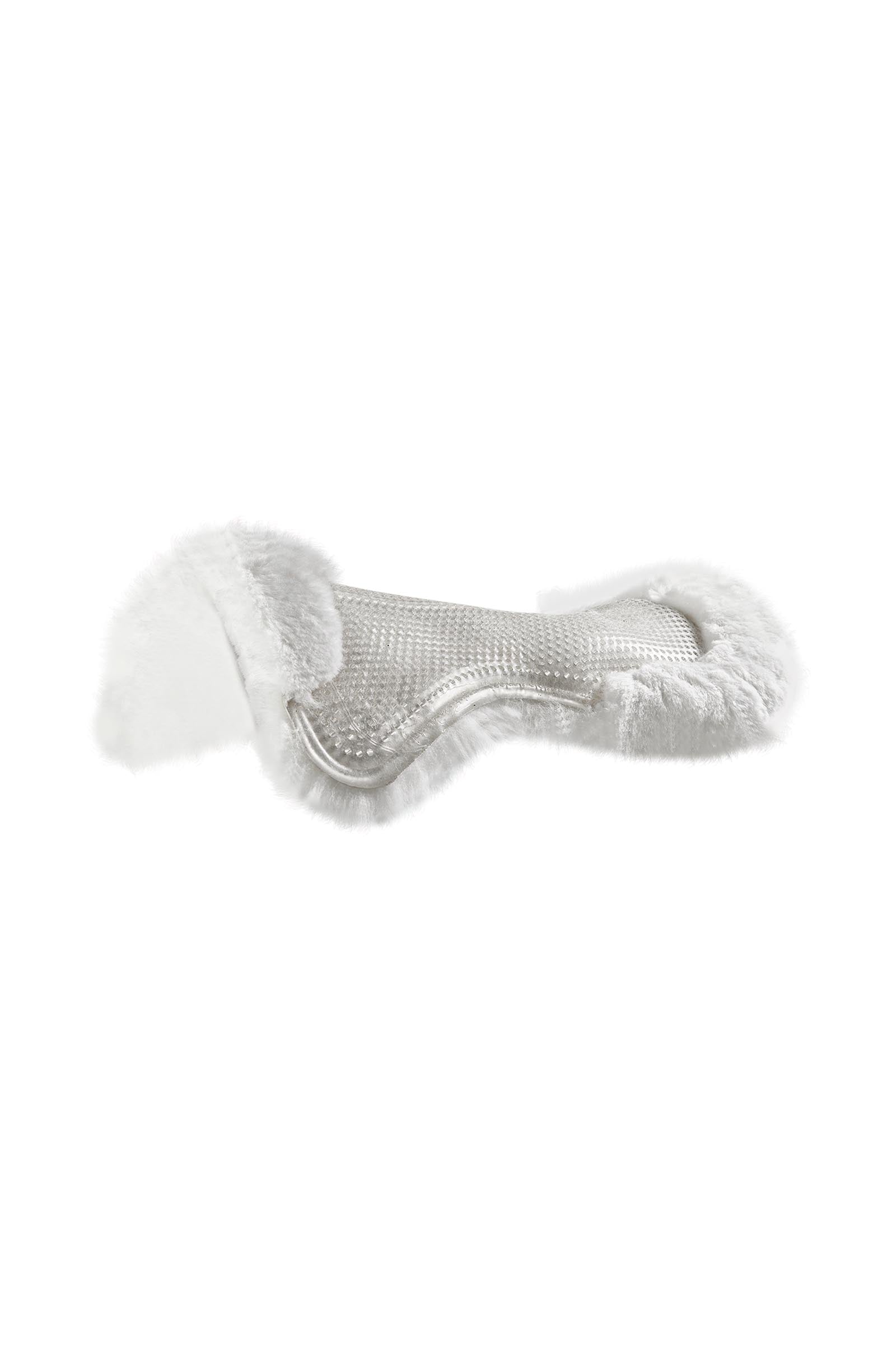 Acavallo skridsikker Classic gelpad med lammeskind, flad Sadelunderlag