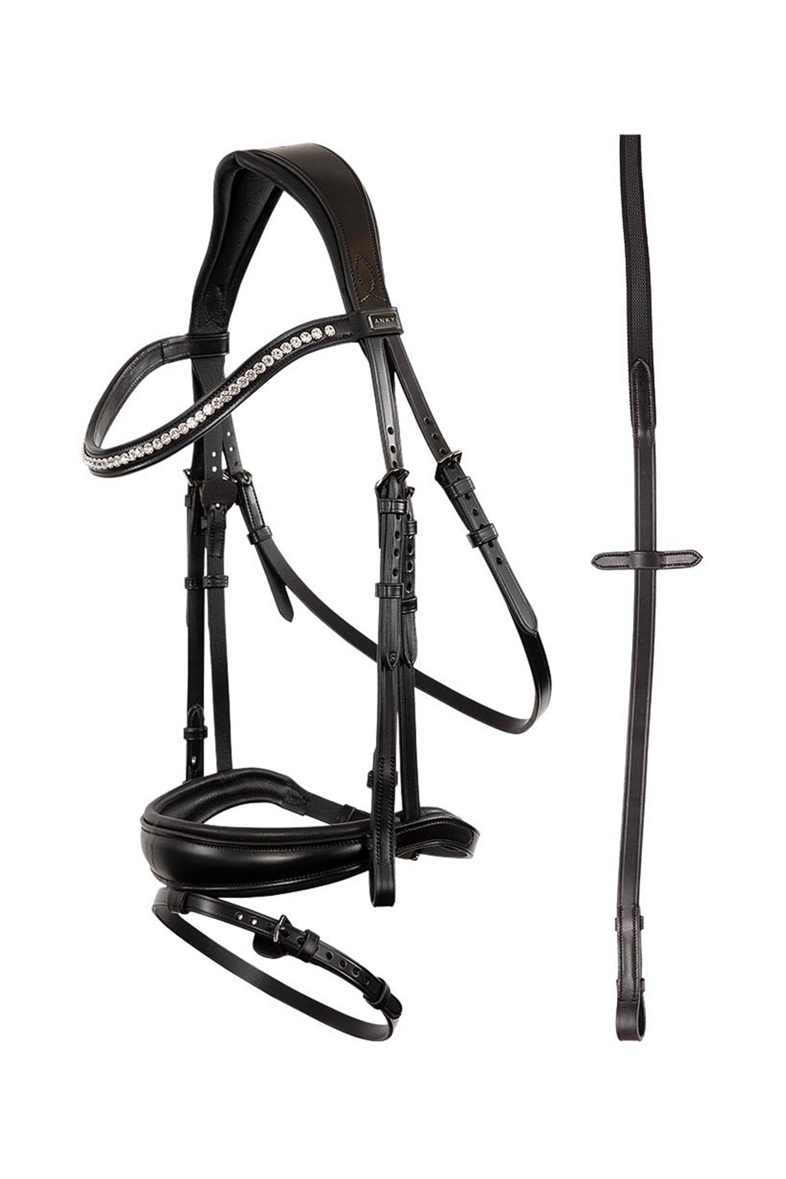 Anky ANKY Anatomic Bridle With Flash Noseband, Padded Trenser & tøjler