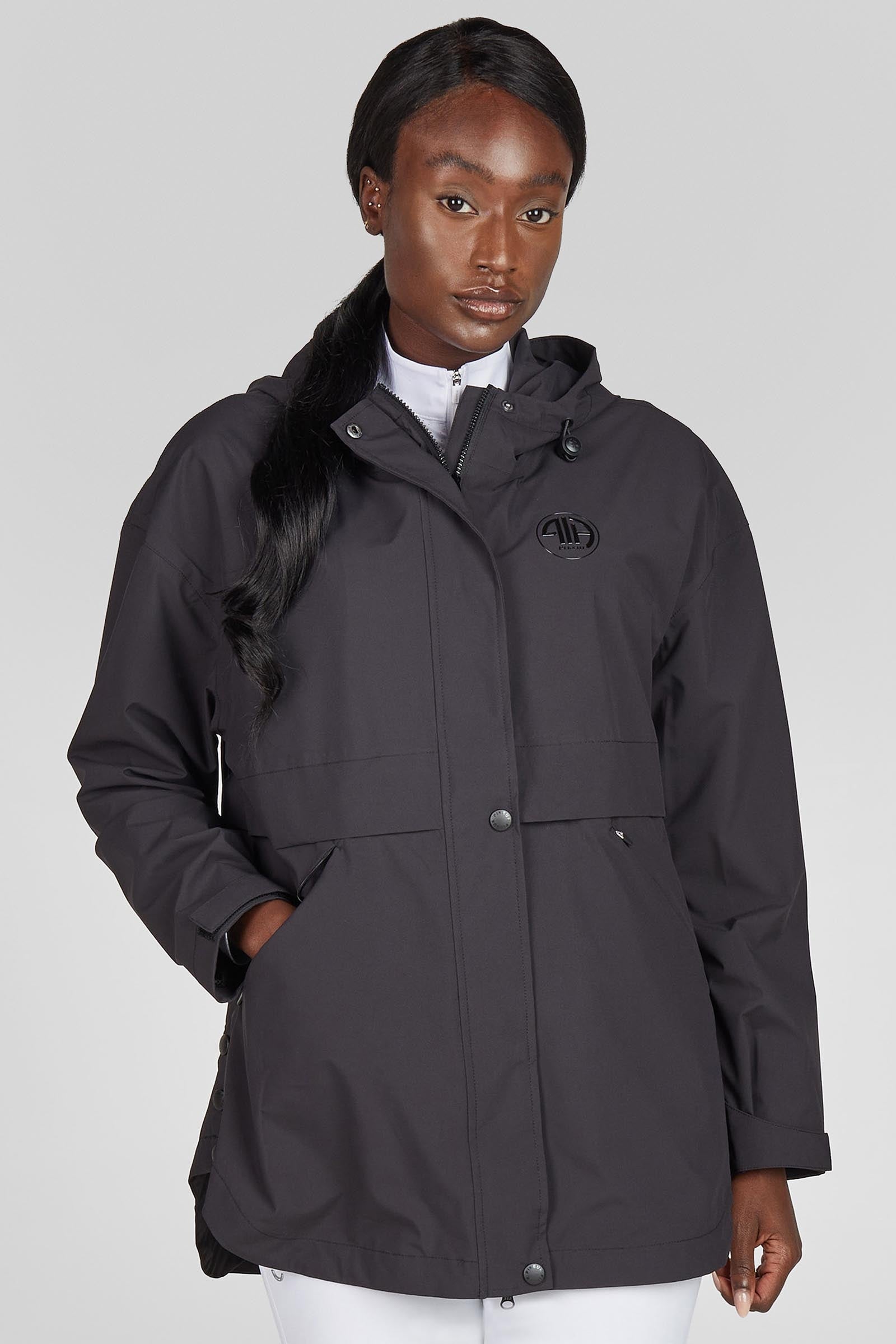 Pikeur dame regnponcho med lynlås Ridetøj til dame