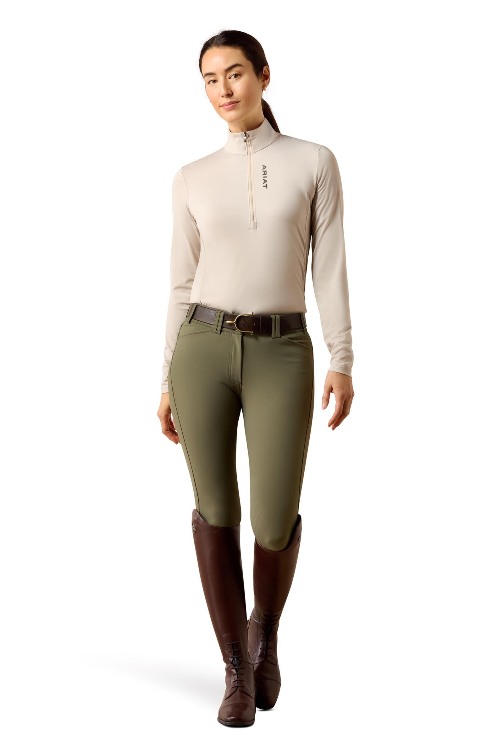 Ariat Women's Lunaveil 1/2 Zip Baselayer Women’s Riding Clothing