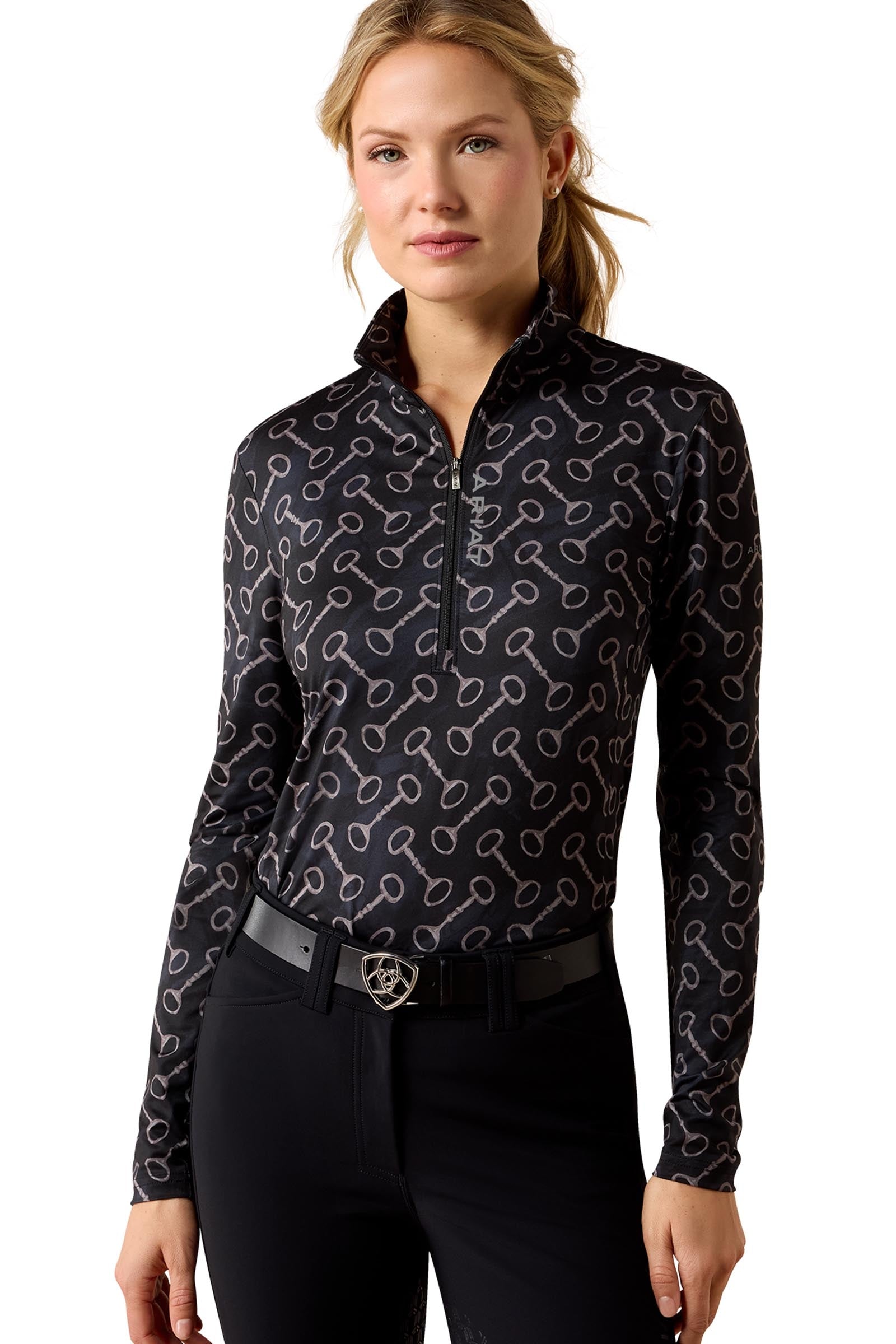 Ariat Dame Lunaveil baselayer med 1/2 lynlås Ridetøj til dame