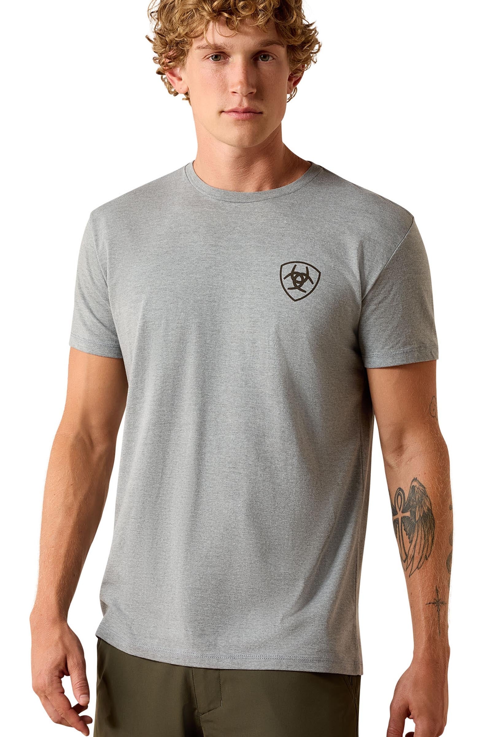 Ariat Herre Banner Badge T-shirt Ridetøj til herrer