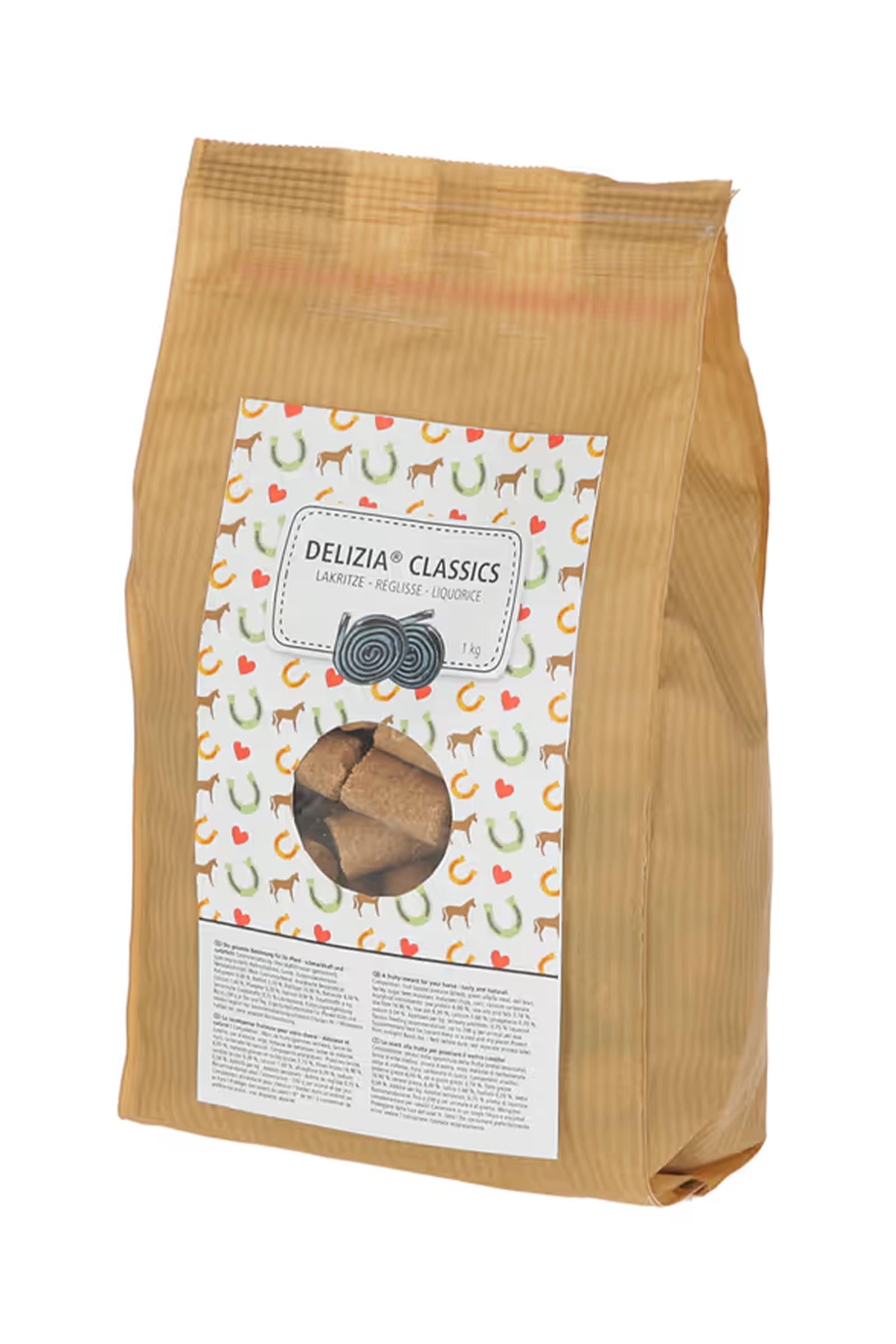 Delizia lakrids hestegodbidder, 1 kg Horse Feed & Nutrition