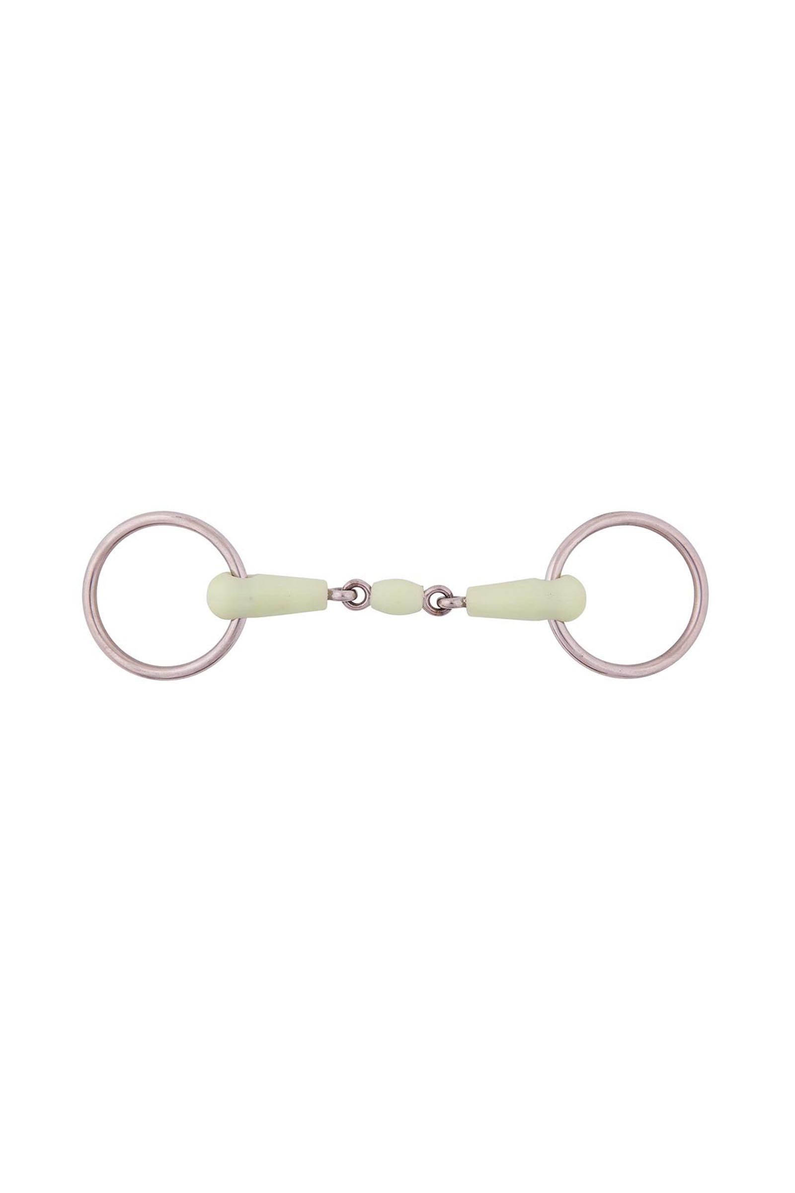 BR løs ringbid Applemouth, dobbeltleddet, 18 mm Bid