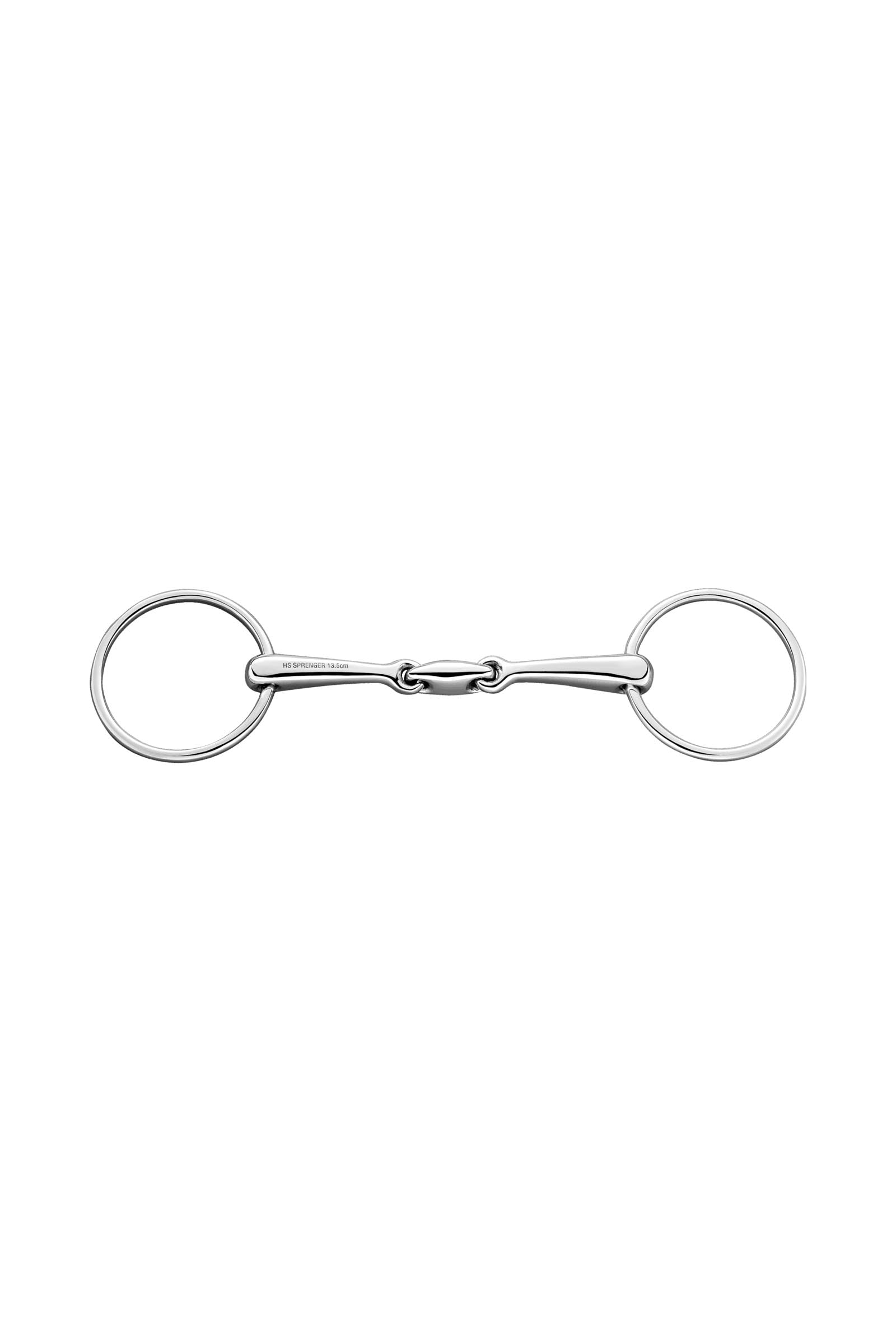 Sprenger Max Control bridonbid med lås, dobbelt brudt, 12 mm, rustfrit stål Bid
