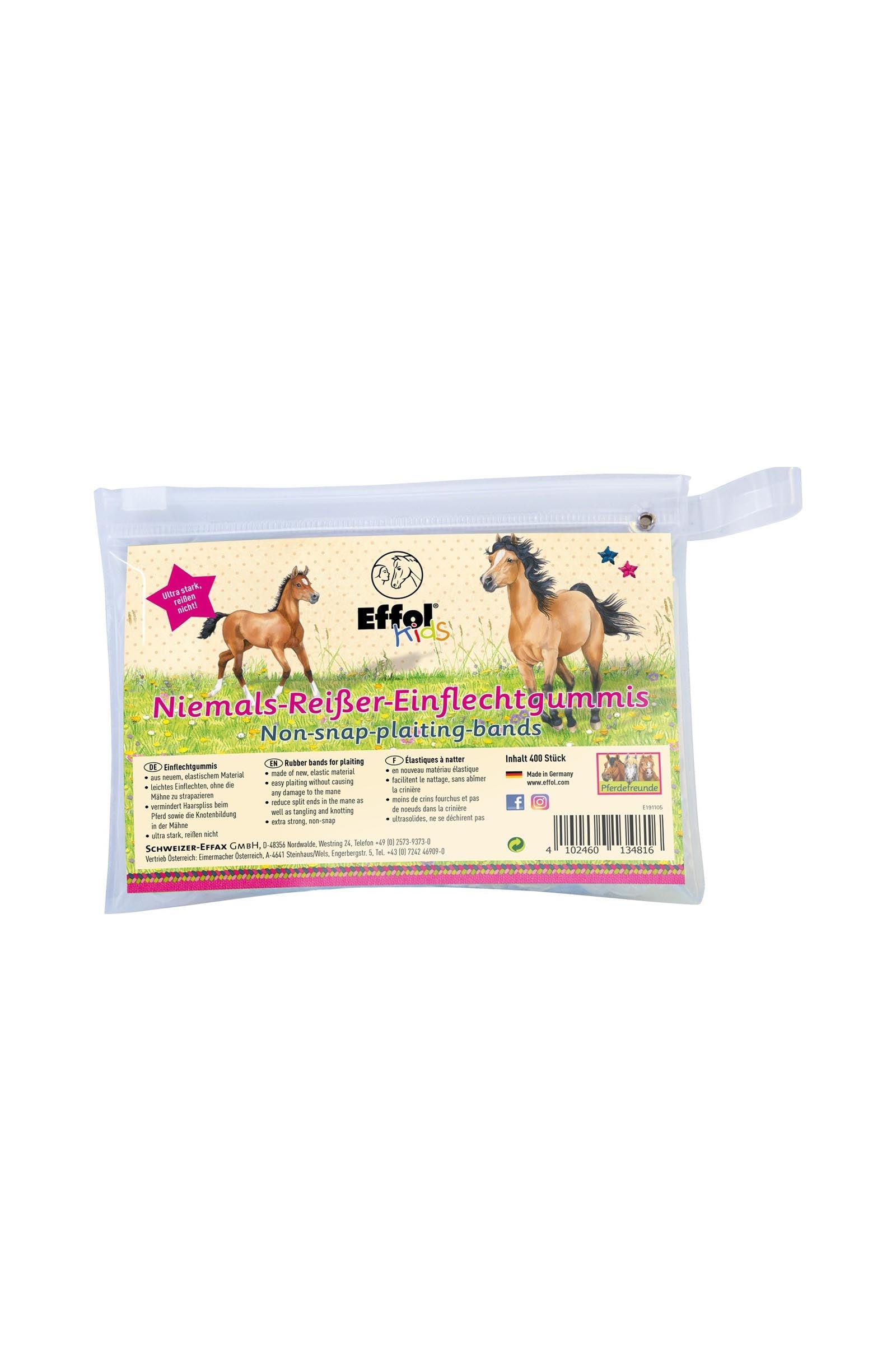 Effol Kids Slickbands coloured, 400 pcs Horse Grooming Tools
