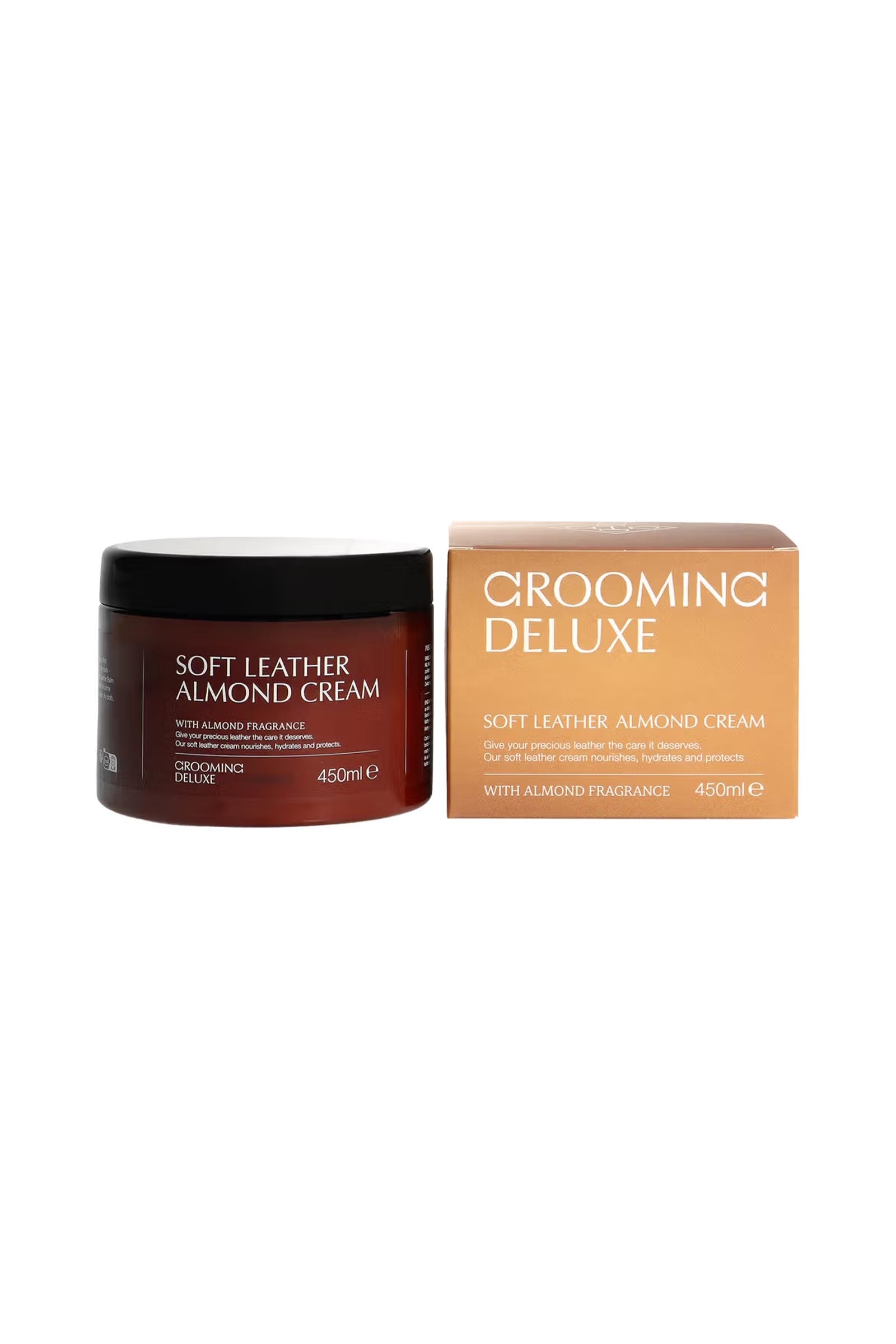 Grooming Deluxe Blød læder mandelcreme, 450 ml Plejeprodukter