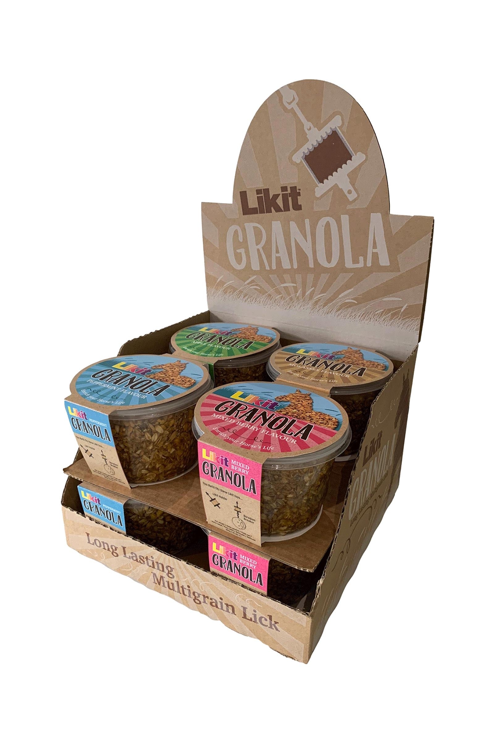 Likit Granola Assortment (8 stk.) Horse Feed & Nutrition