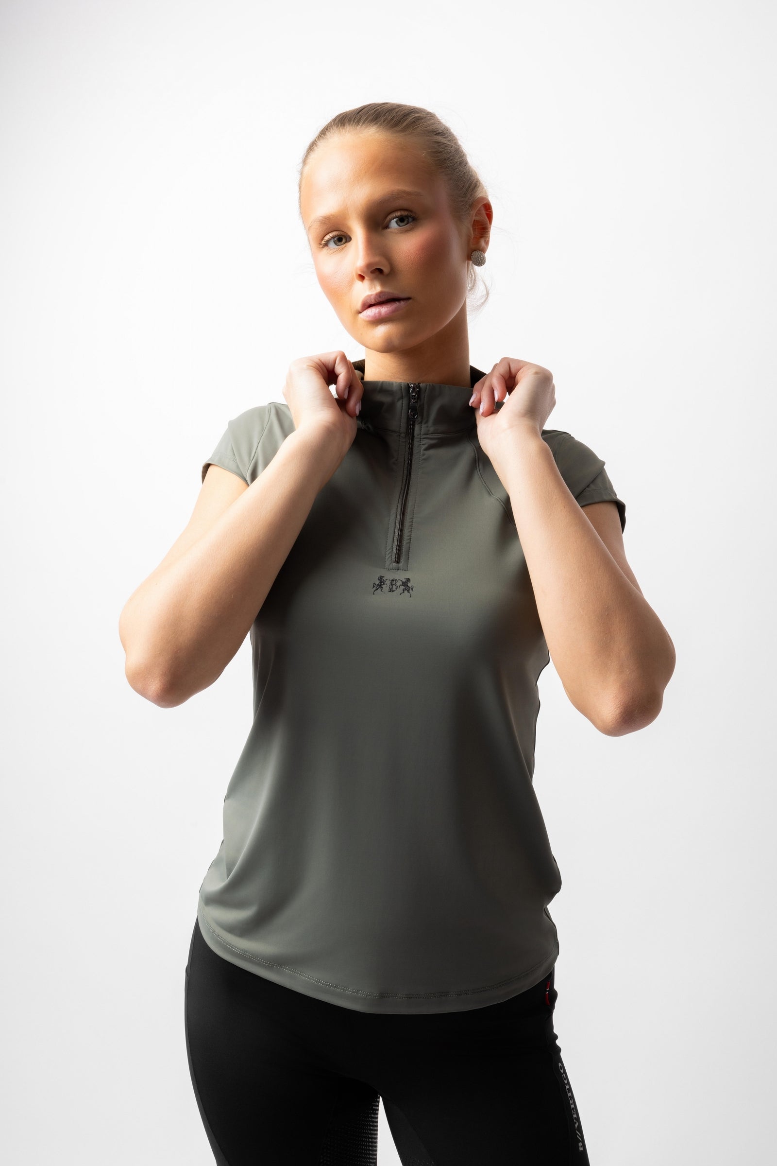 B Vertigo Joelle træningsshirt med korte ærmer til damer, UPF 40+ Ridetøj til dame