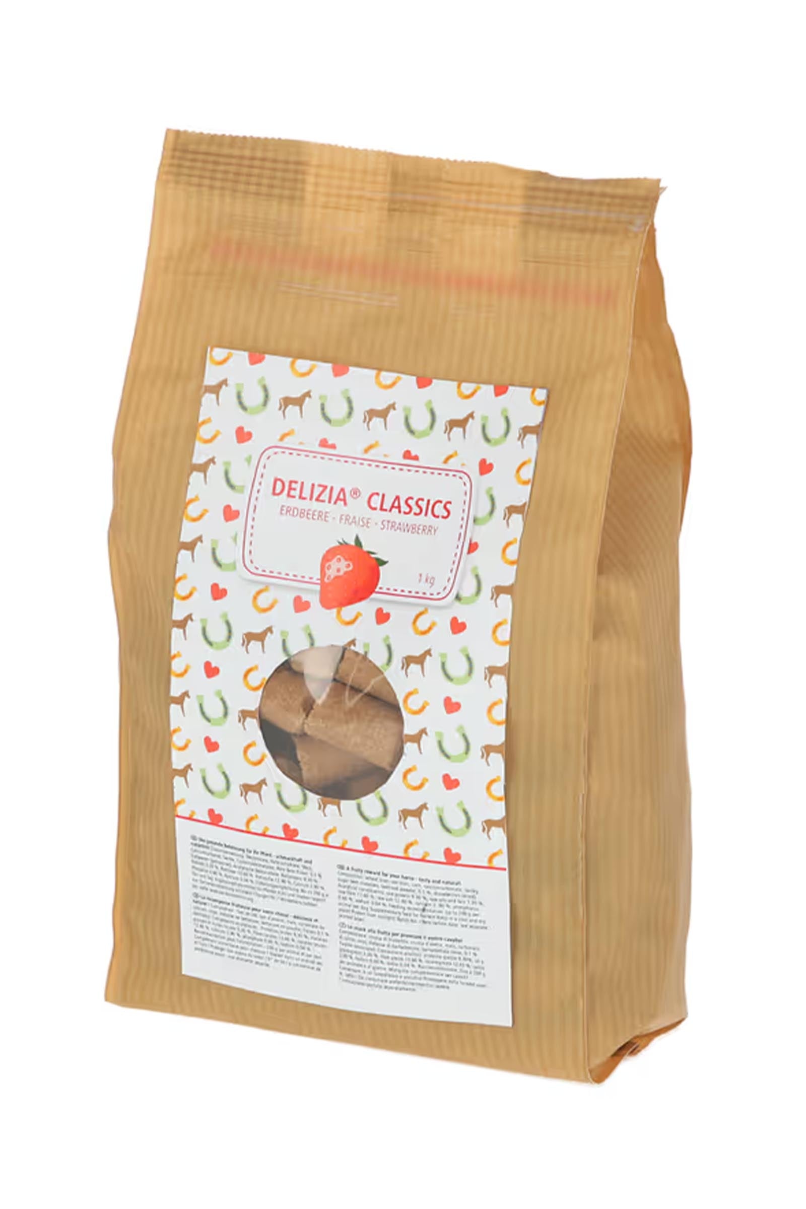 Delizia Sweeties Jordbær, 1 kg Horse Feed & Nutrition