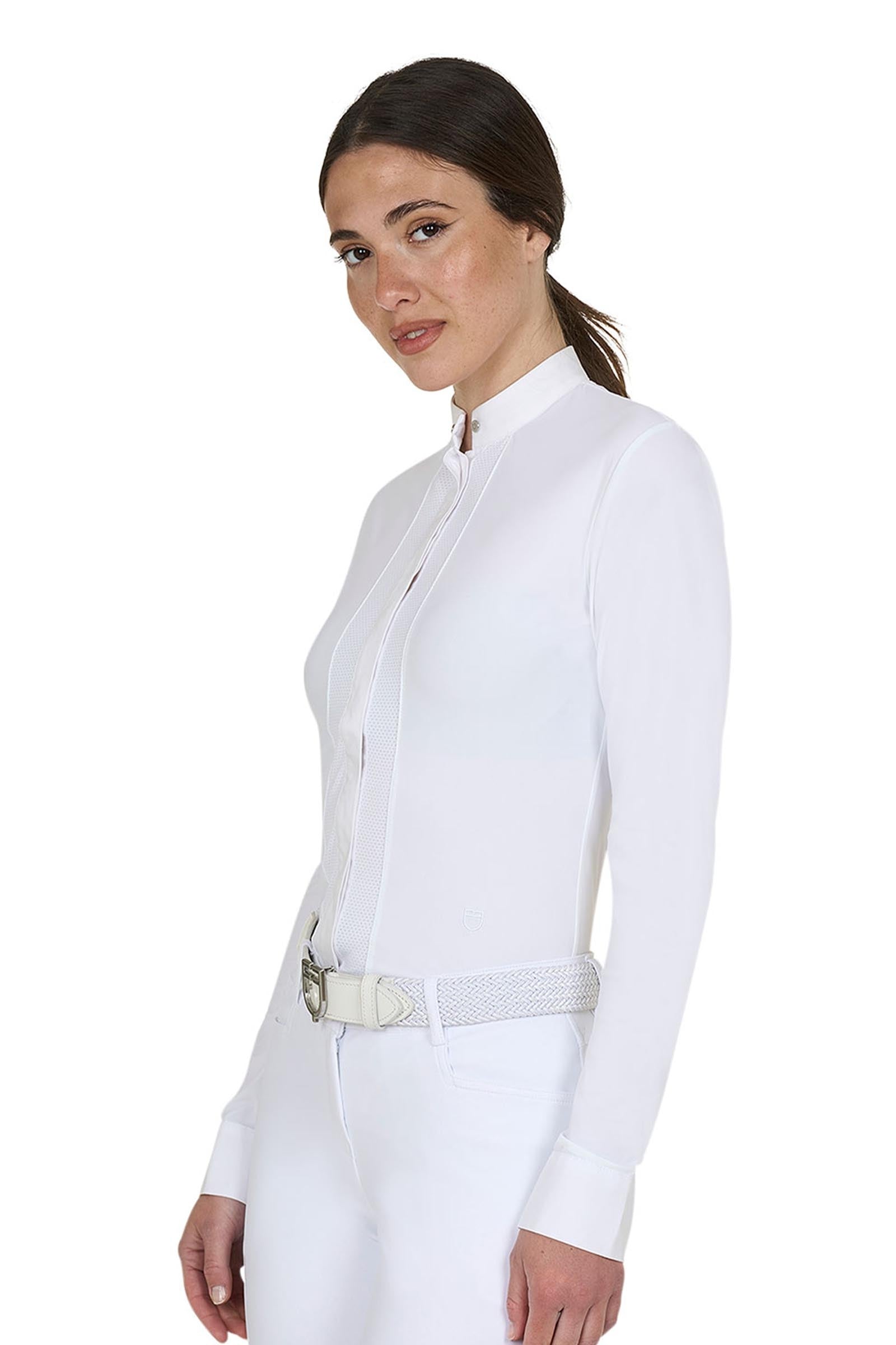 Equestro SS2026 Dame Micromesh stævne polo Ridetøj til dame