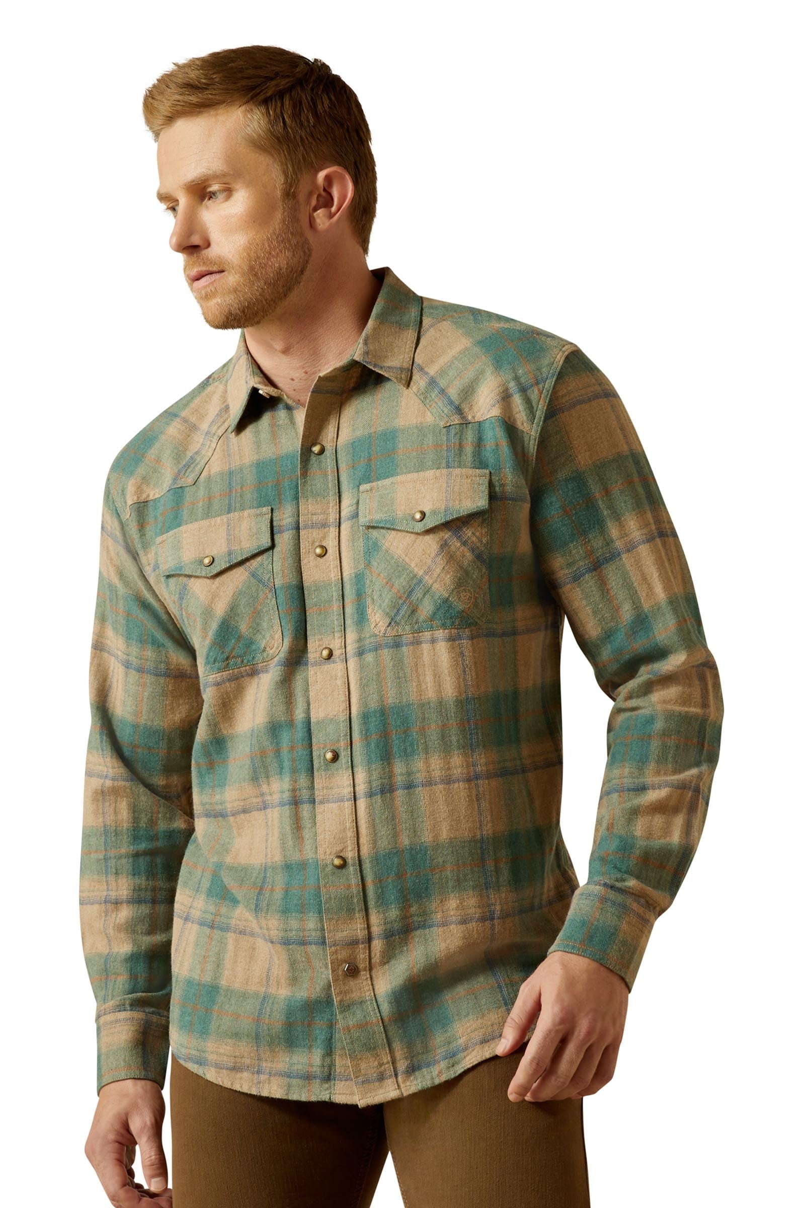 Ariat Huxlee Retro Fit Herre skjorte Ridetøj til herrer