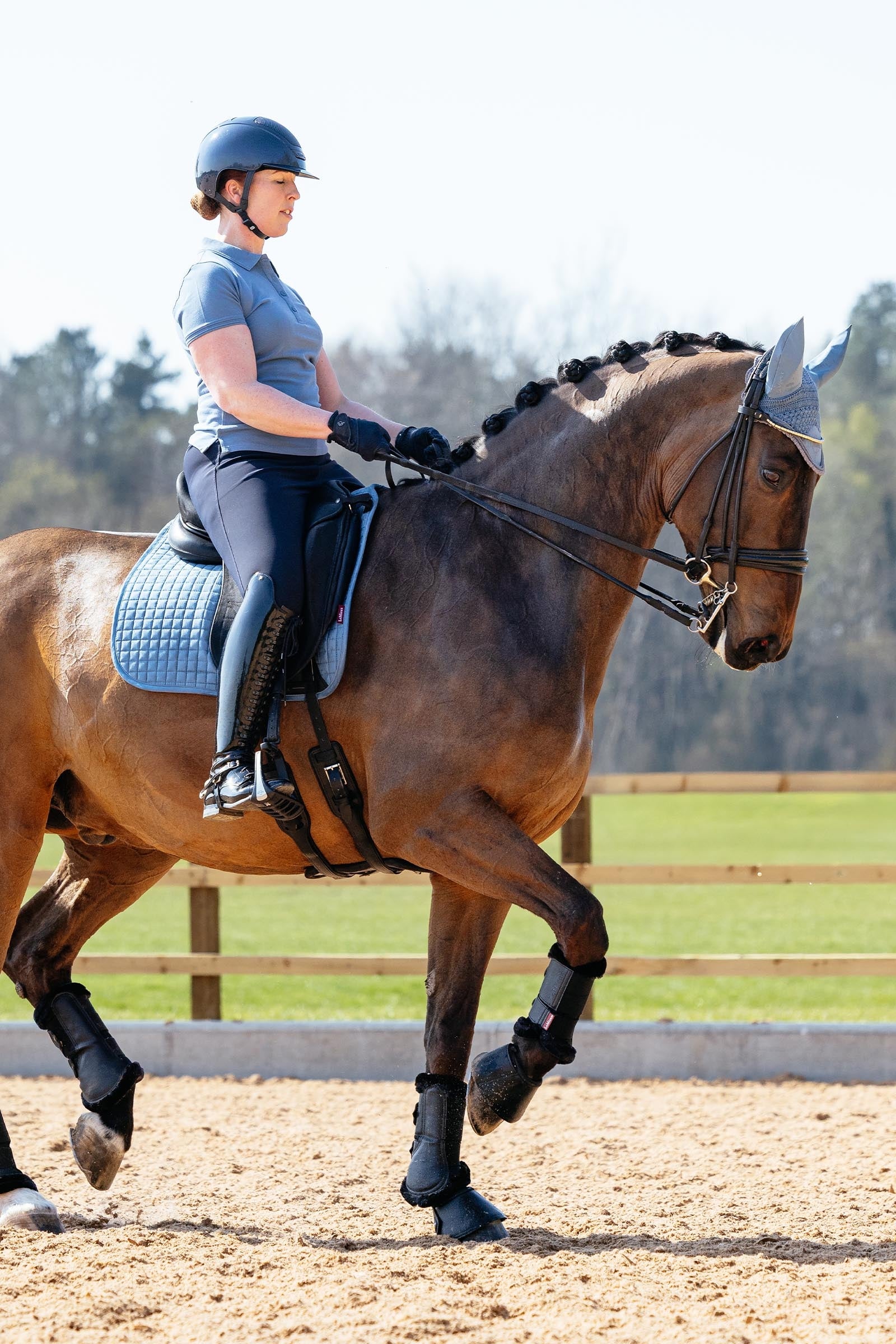 LeMieux Suede Dressage Square Saddle Pad Saddle Pads