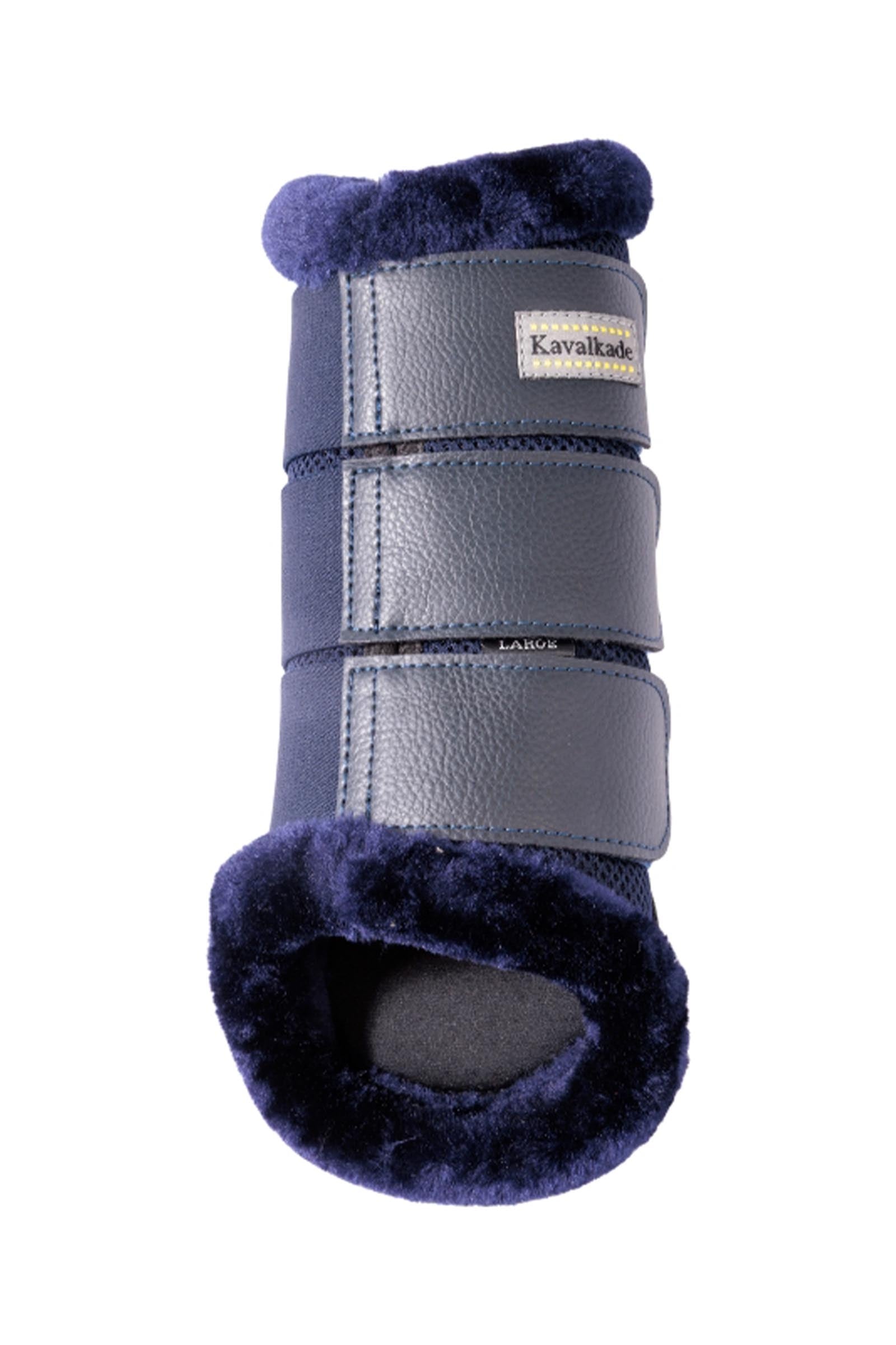 Kavalkade Anatomic Mesh Tendon Boots With Faux Fur Leg & Hoof Protection