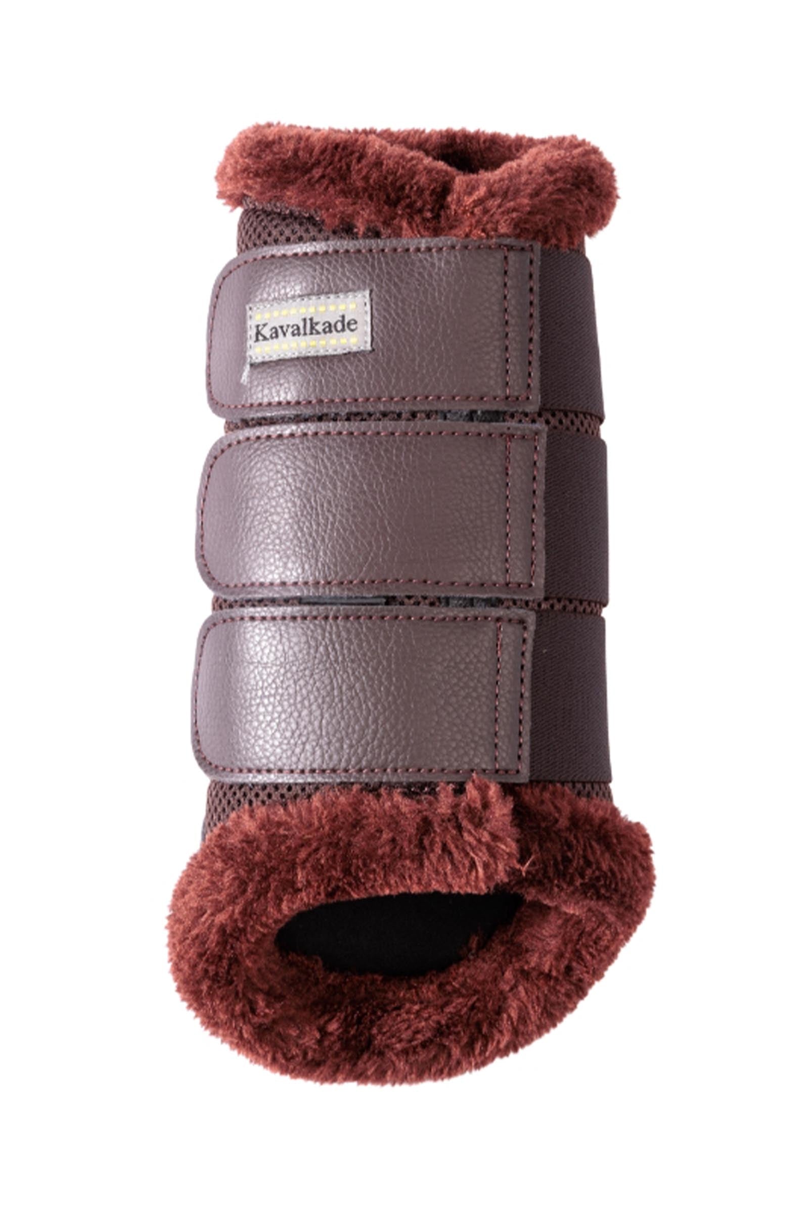 Kavalkade Anatomic Mesh Tendon Boots With Faux Fur Leg & Hoof Protection