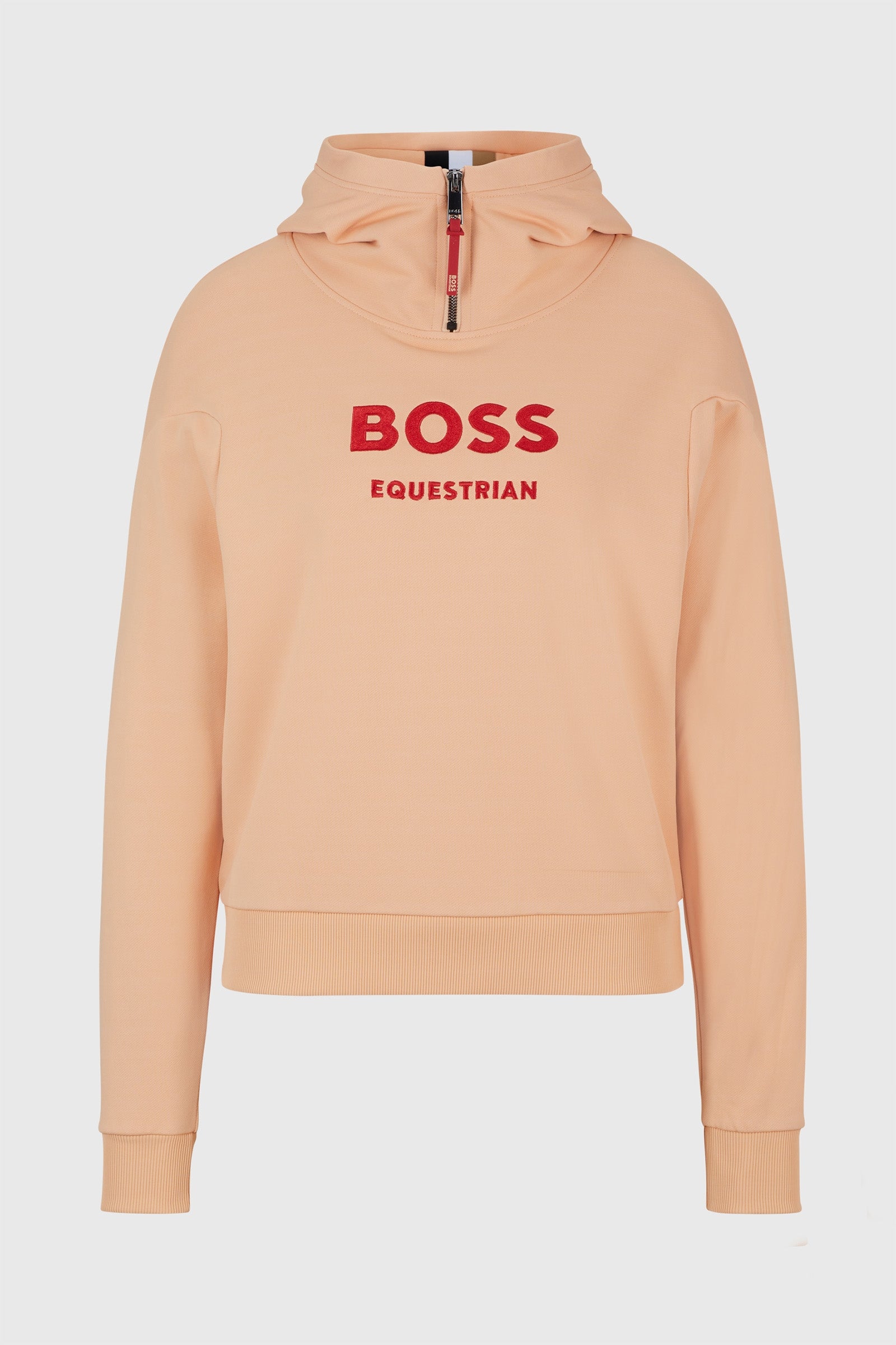 Boss Faye Logo Lynlås Hættetrøje Ridetøj til dame