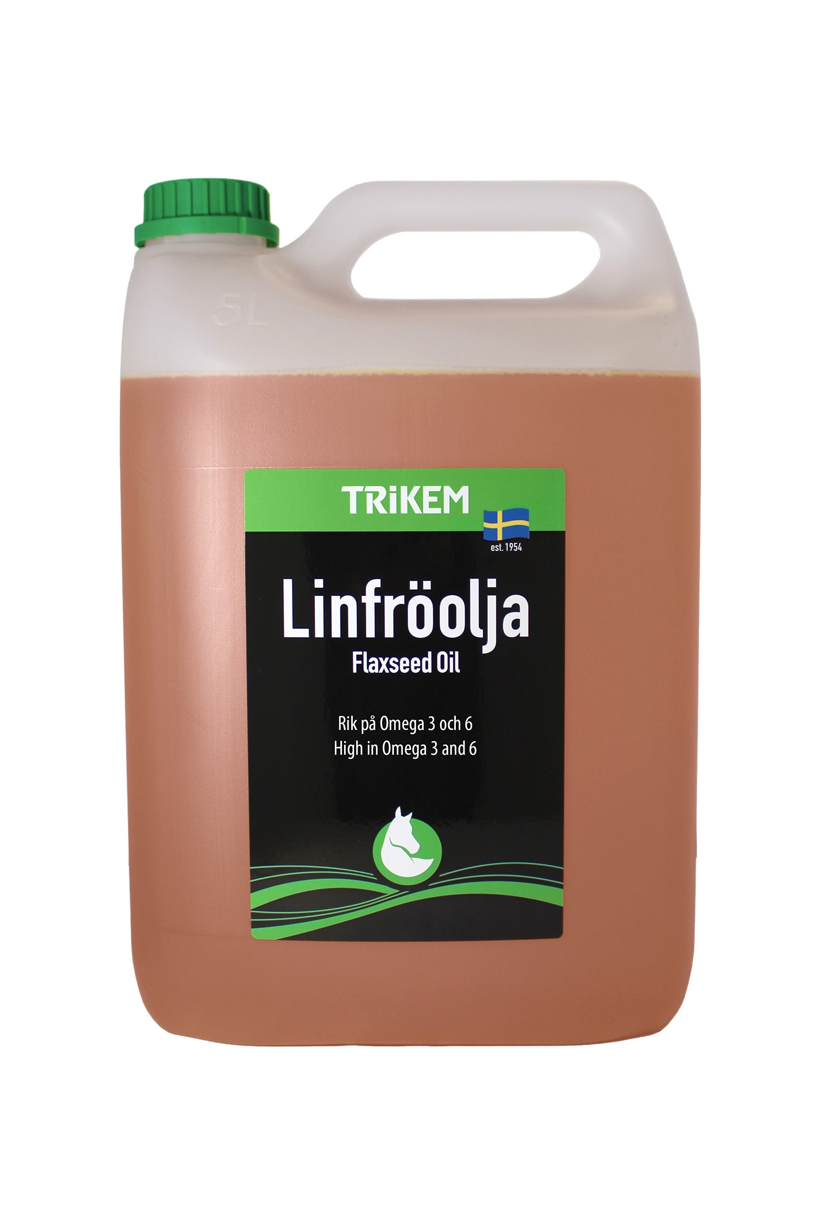 Trikem Hørfrøolie, 5 liter Horse Feed & Nutrition
