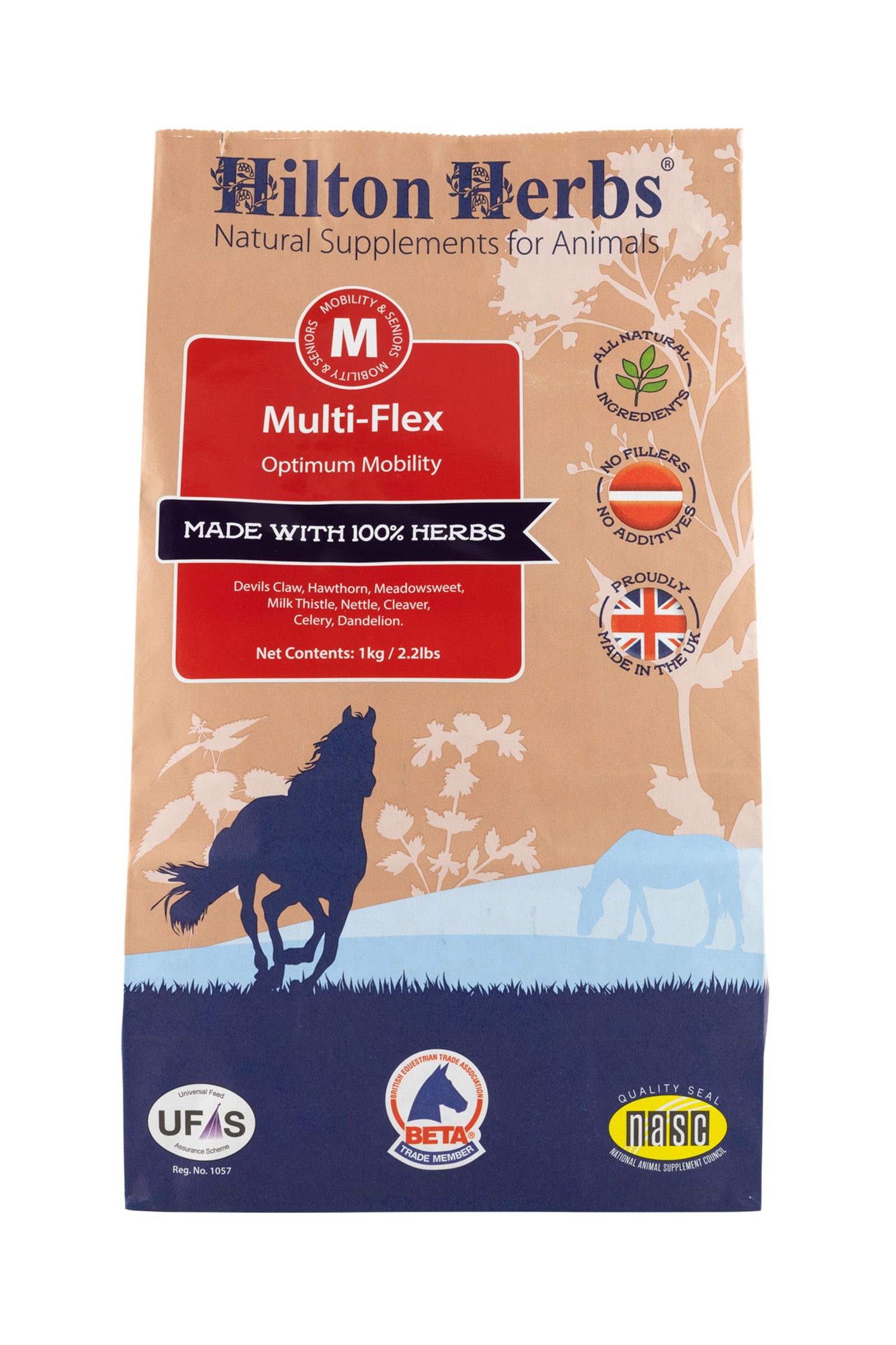 Hilton Herbs Multiflex 1kg boks Horse Feed & Nutrition
