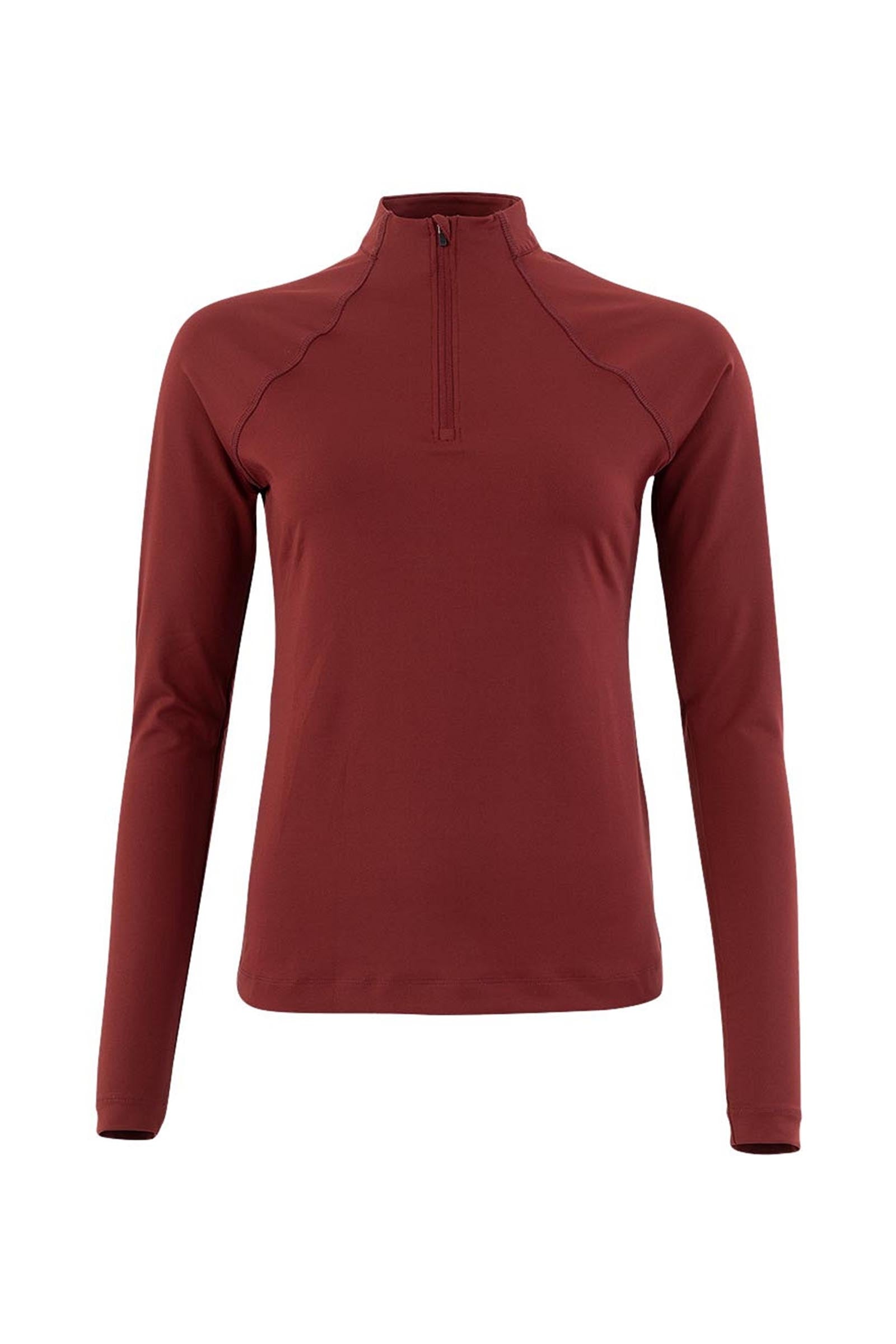 BR CLX dames langærmet zip up shirt Ridetøj til dame